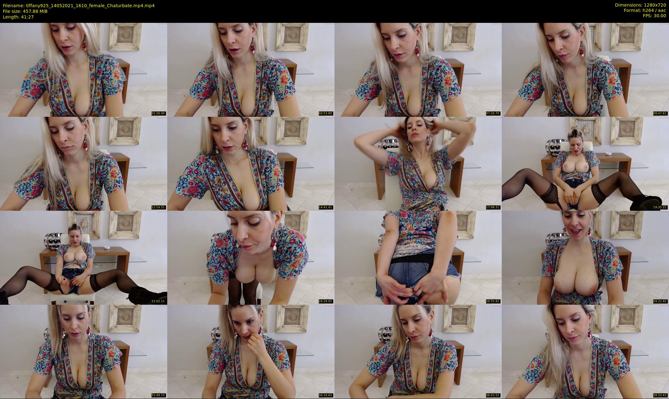 tiffany925 — 42 minute Chaturbate female cam show recording, 720p, May 14, 2021