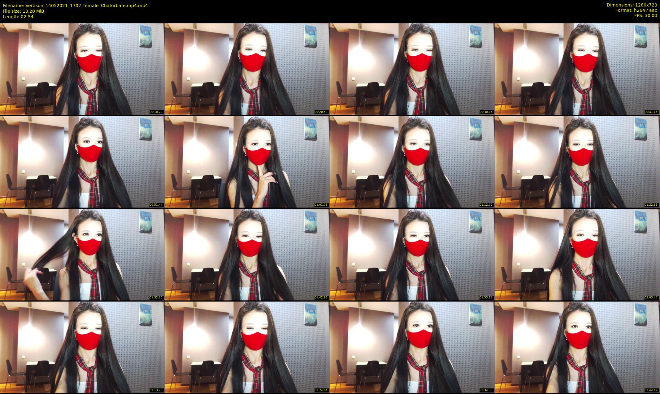 verasun — 3 minute Chaturbate female cam show recording, 720p, May 14, 2021