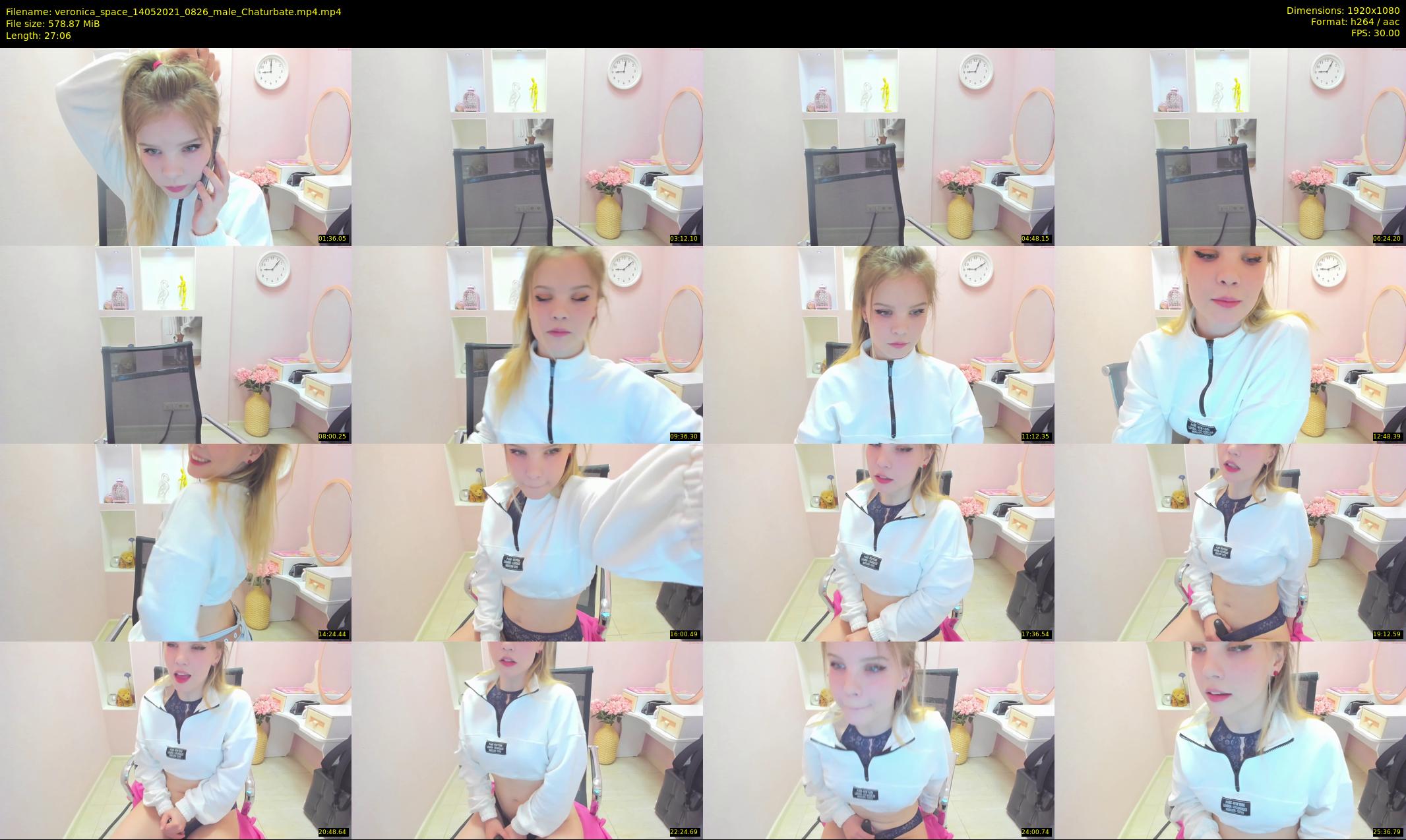veronica_space — 28 minute Chaturbate female cam show recording, 1080p, May 14, 2021