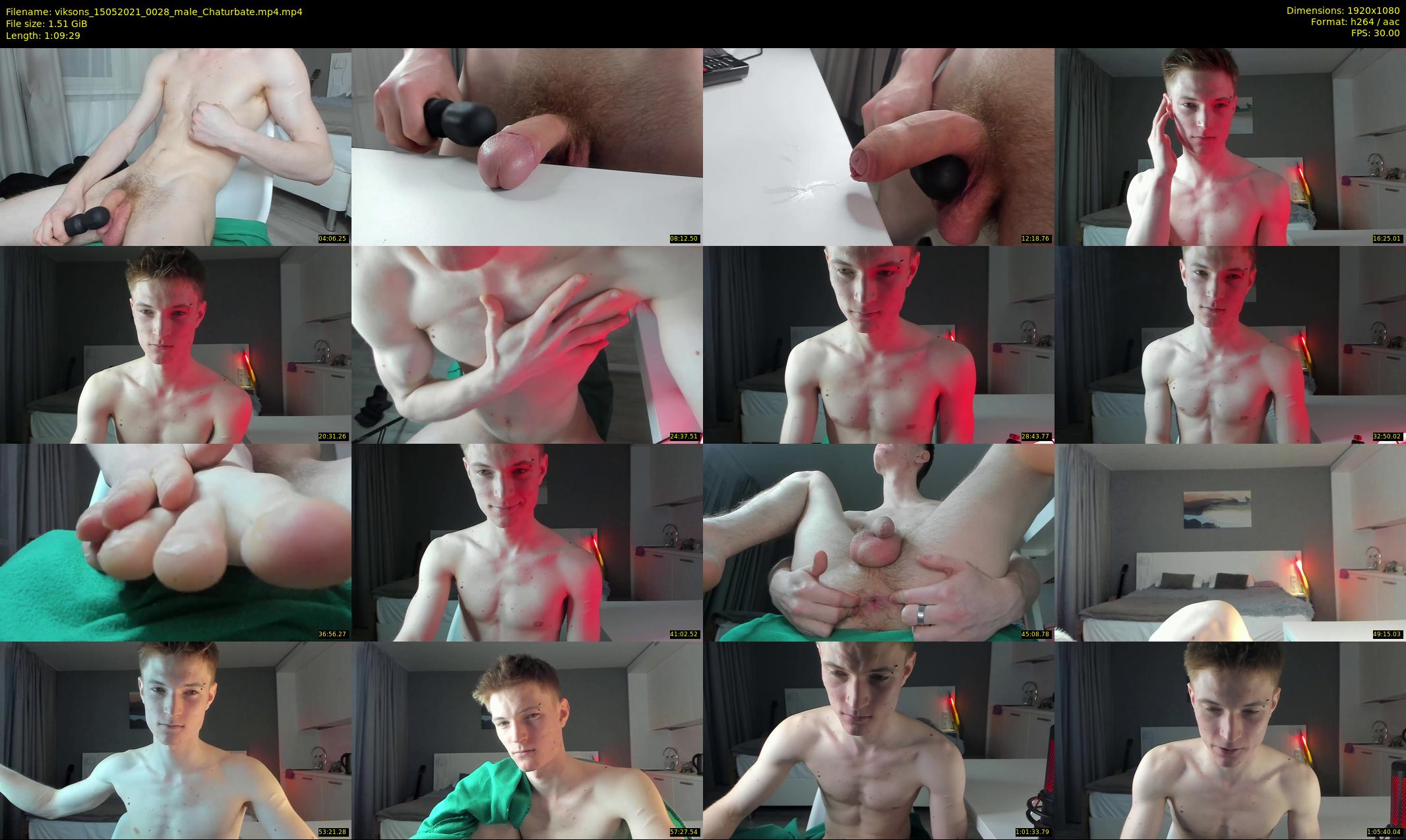 viksons — 70 minute Chaturbate male cam show recording, 1080p, May 15, 2021