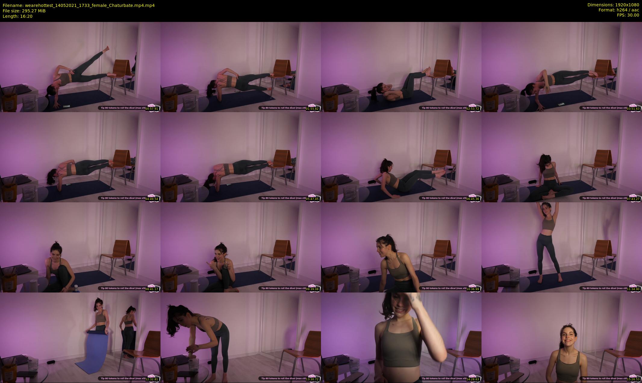 wearehottest — 17 minute Chaturbate couple cam show recording, 1080p, May 14, 2021