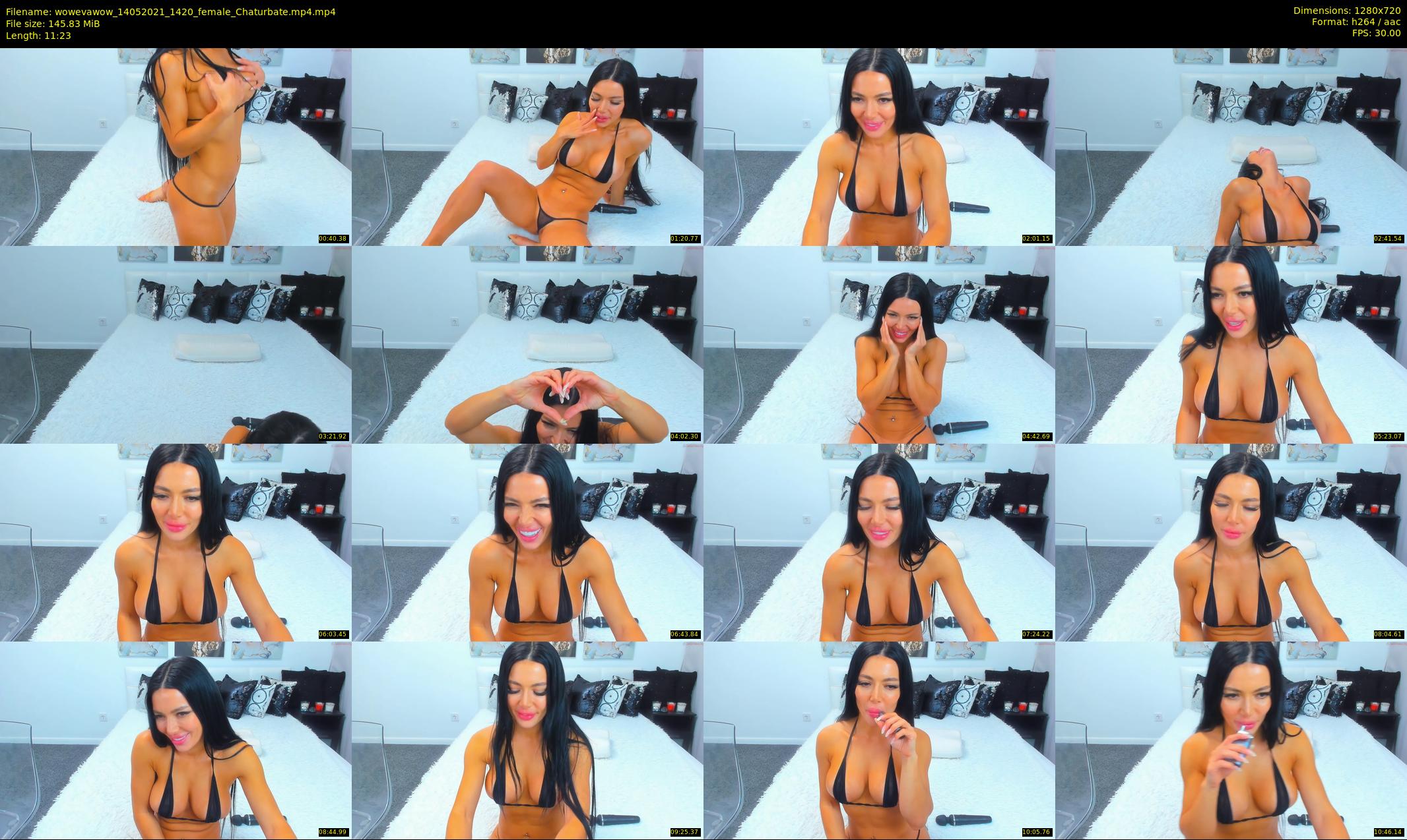wowevawow — 12 minute Chaturbate female cam show recording, 720p, May 14, 2021