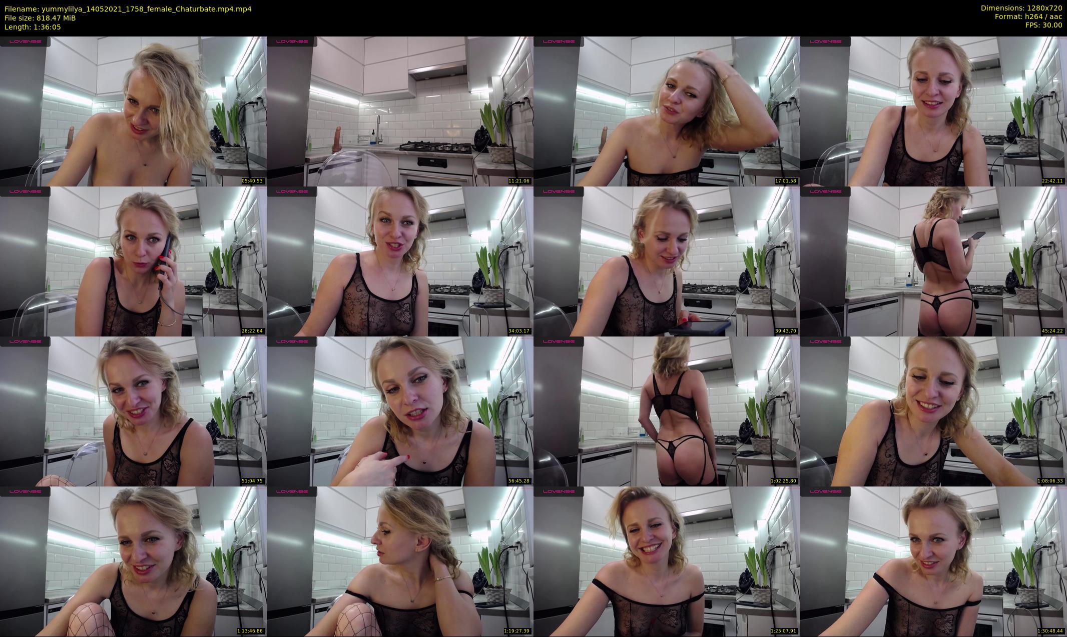 yummylilya — 97 minute Chaturbate female cam show recording, 720p, May 14, 2021