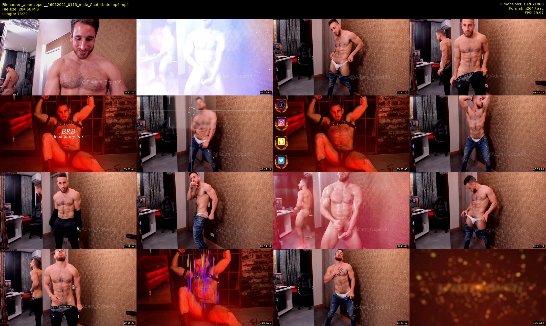 _adamcoper_ — 14 minute Chaturbate male cam show recording, 1080p, May 16, 2021
