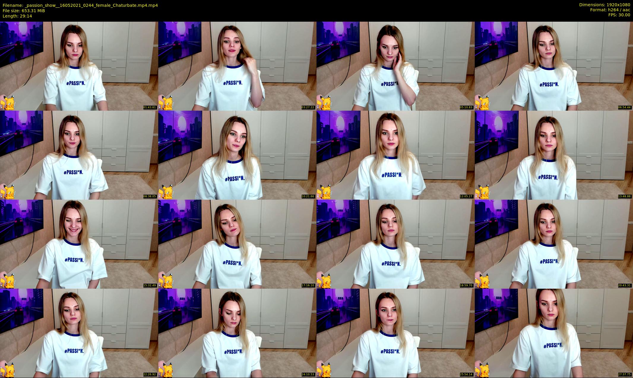 _passion_show_ — 30 minute Chaturbate couple cam show recording, 1080p, May 16, 2021