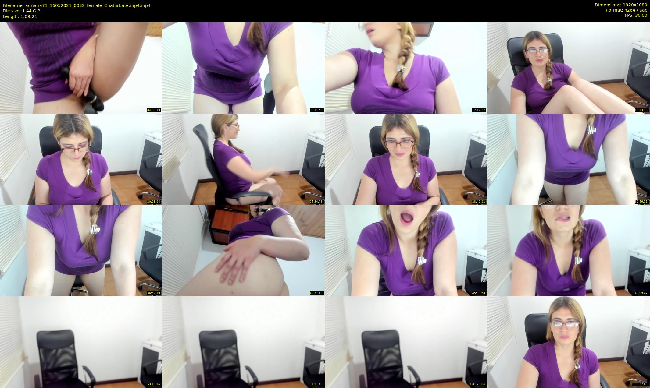 adriana71 — 70 minute Chaturbate couple cam show recording, 1080p, May 16, 2021
