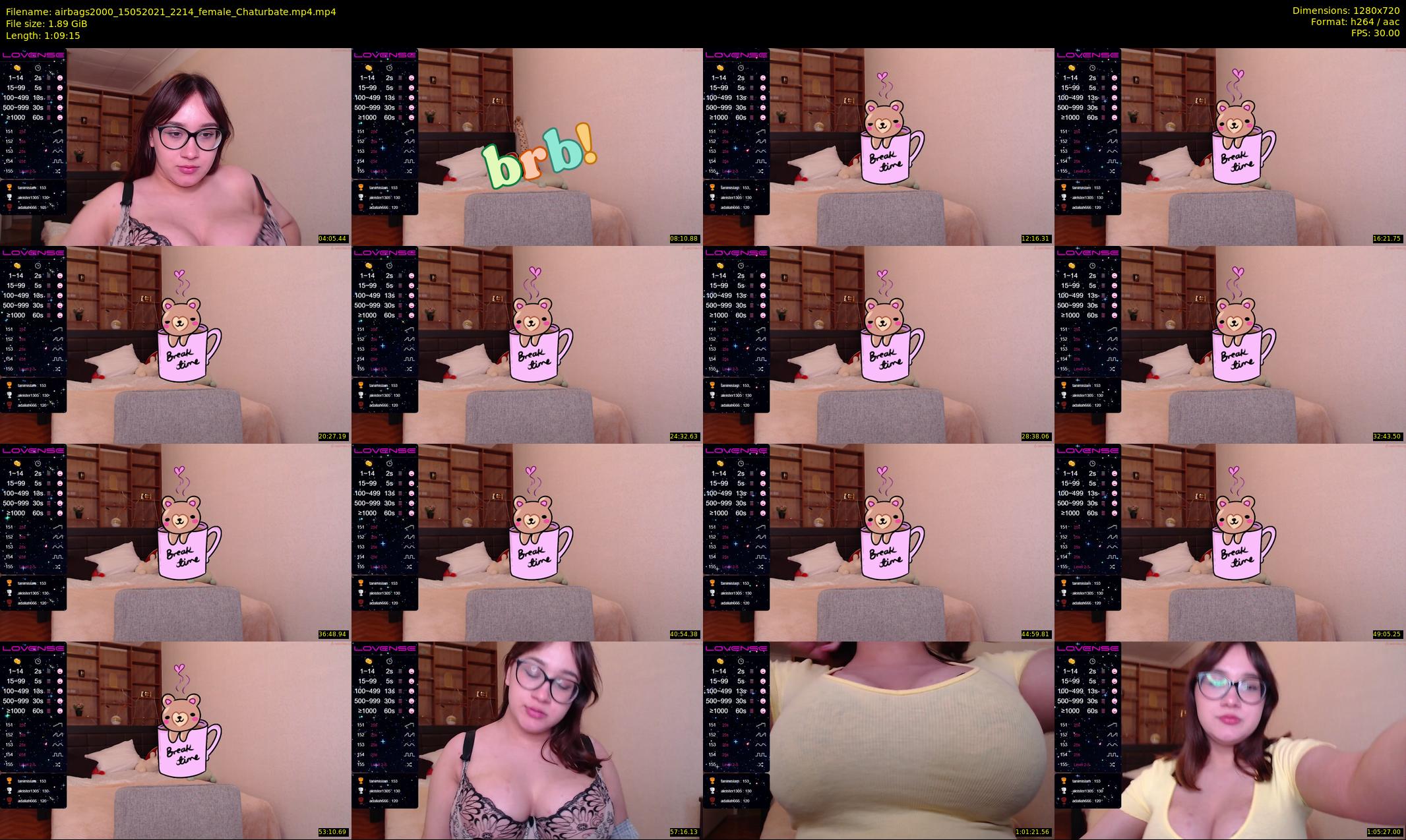 airbags2000 — 70 minute Chaturbate female cam show recording, 720p, May 15, 2021