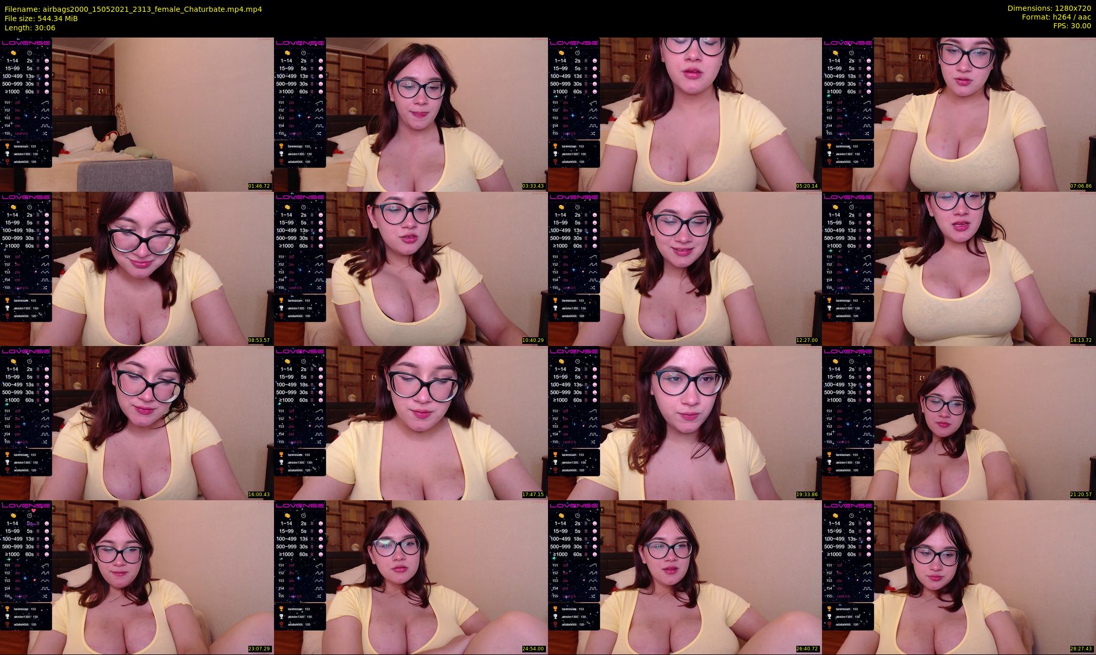 airbags2000 — 31 minute Chaturbate female cam show recording, 720p, May 15, 2021