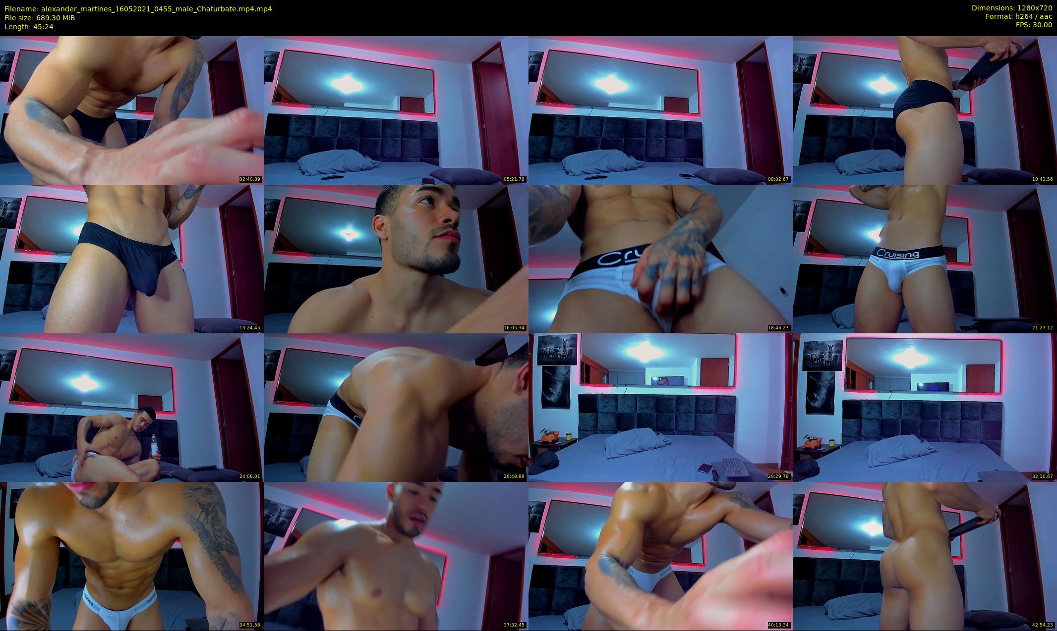 alexander_martines — 46 minute Chaturbate male cam show recording, 720p, May 16, 2021
