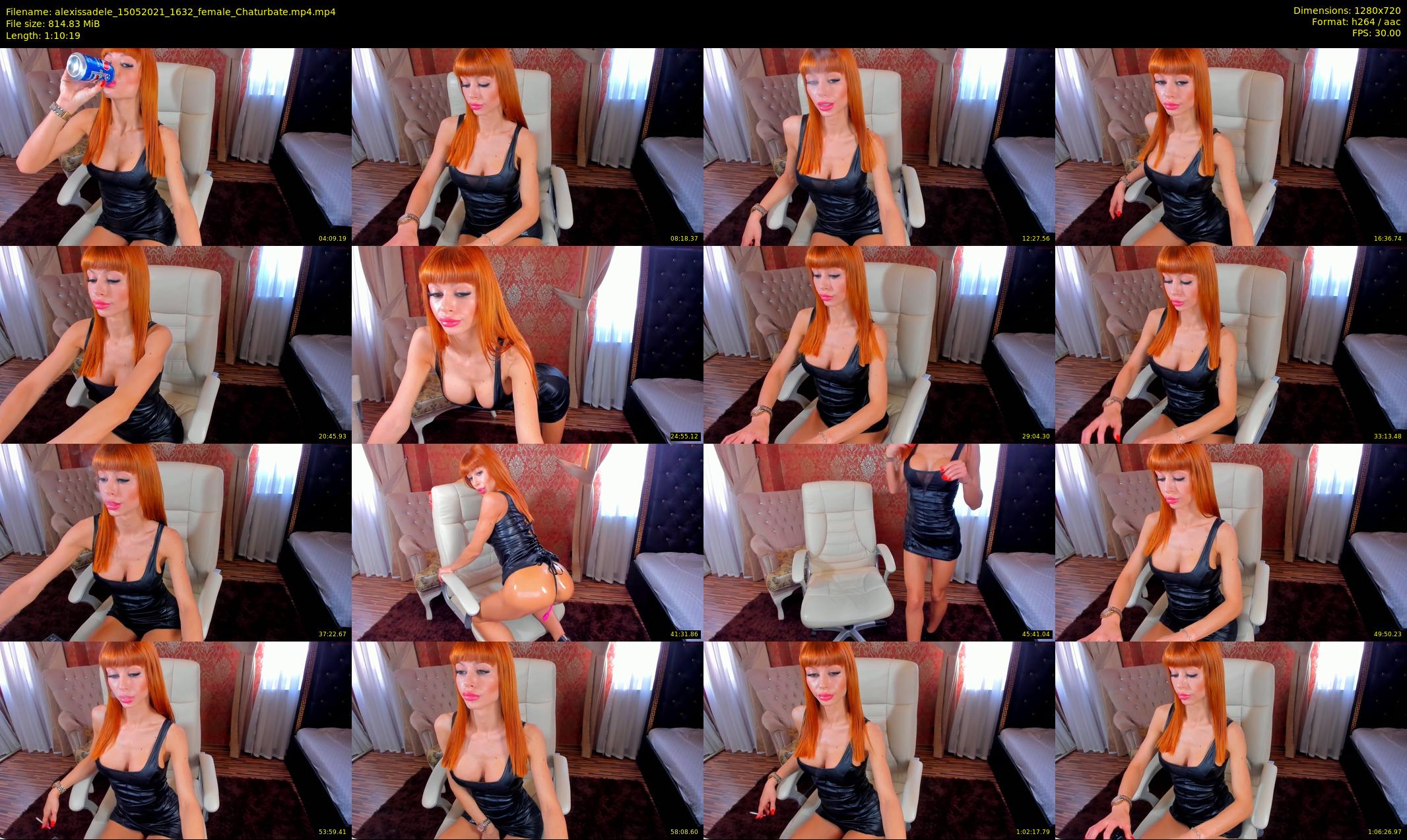 alexissadele — 71 minute Chaturbate female cam show recording, 720p, May 15, 2021