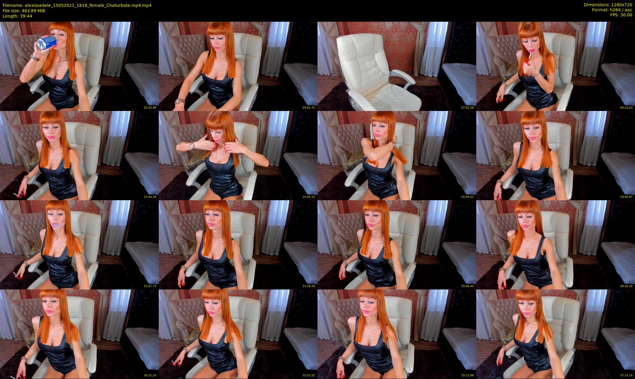 alexissadele — 40 minute Chaturbate female cam show recording, 720p, May 15, 2021