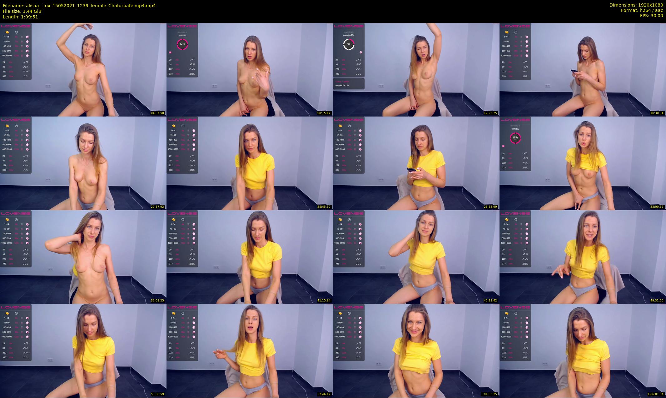 alisaa__fox — 70 minute Chaturbate female cam show recording, 1080p, May 15, 2021