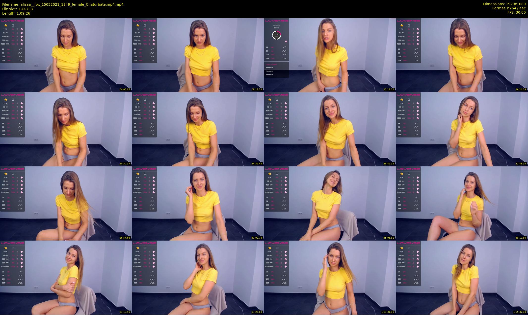 alisaa__fox — 70 minute Chaturbate female cam show recording, 1080p, May 15, 2021