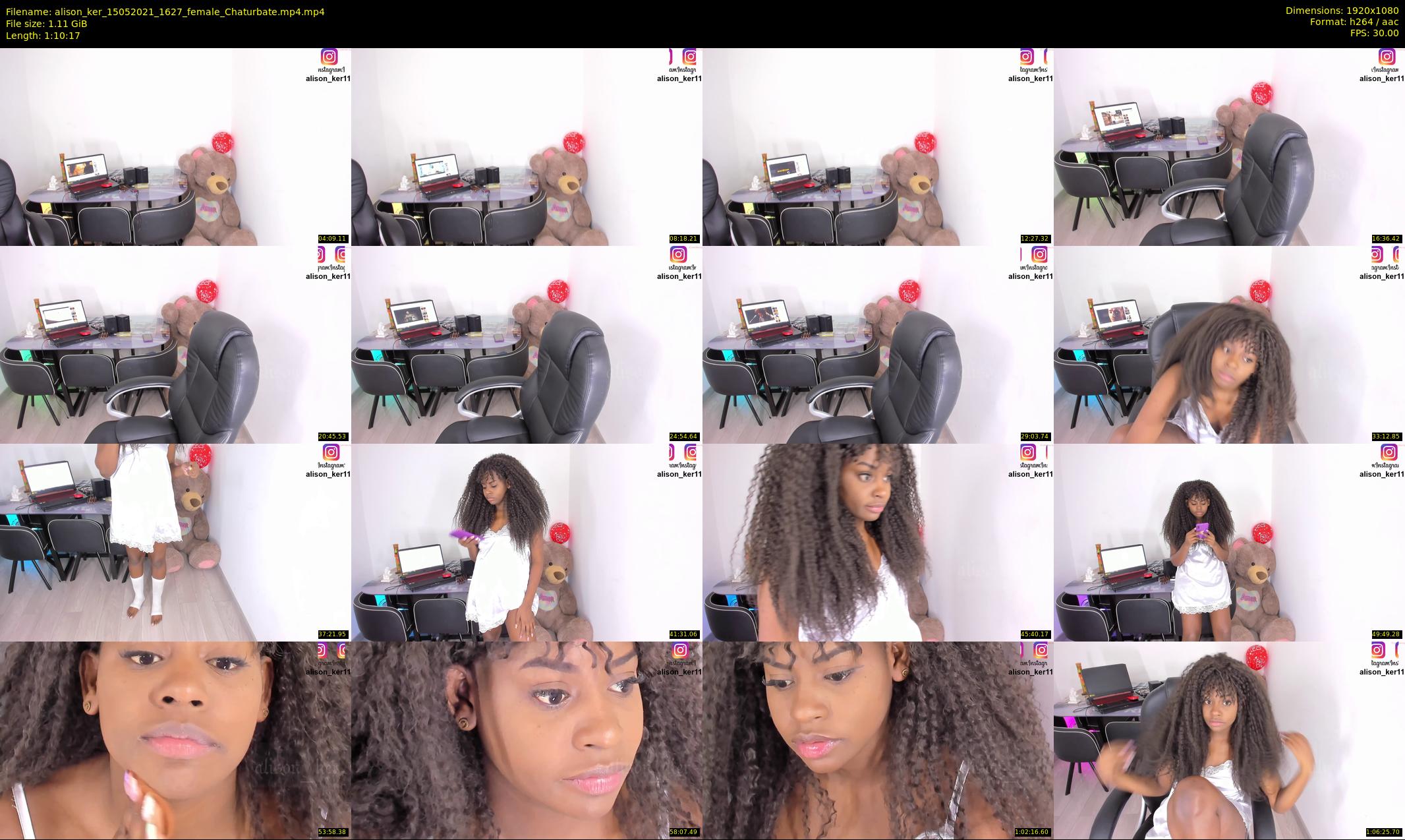 alison_ker — 71 minute Chaturbate female cam show recording, 1080p, May 15, 2021