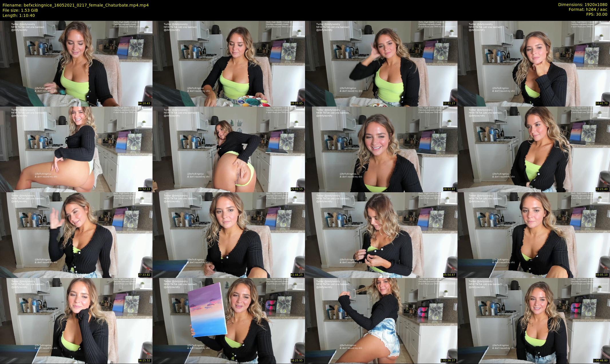 befxckingnice — 71 minute Chaturbate female cam show recording, 1080p, May 16, 2021