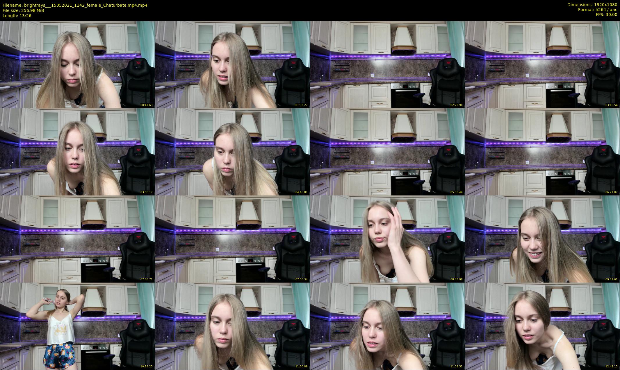 brightrays__ — 14 minute Chaturbate female cam show recording, 1080p, May 15, 2021