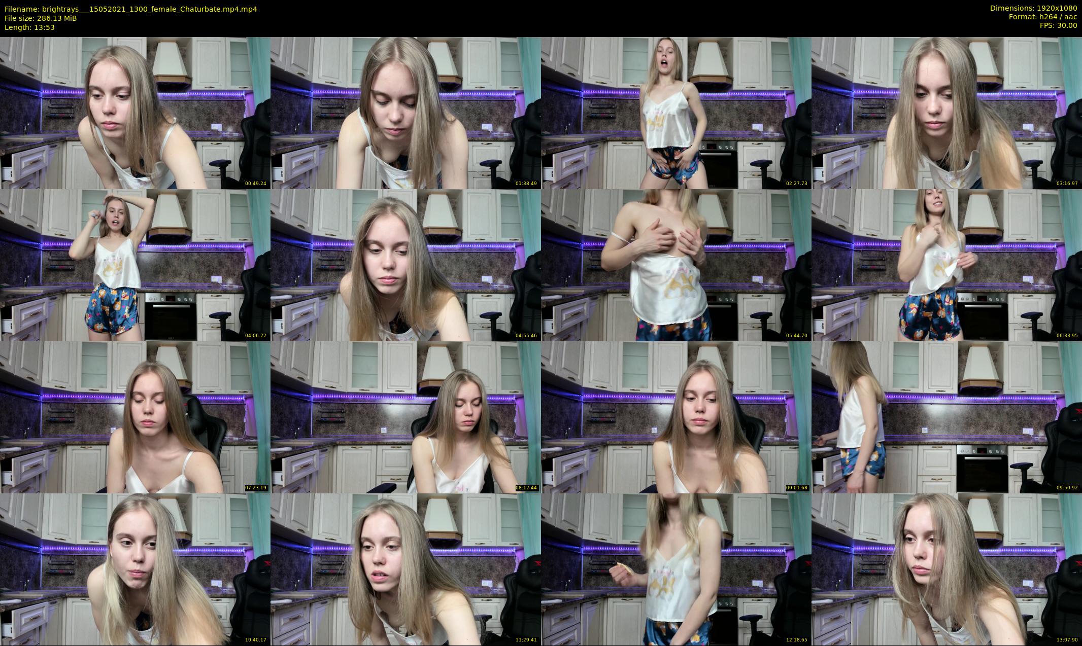 brightrays__ — 14 minute Chaturbate female cam show recording, 1080p, May 15, 2021