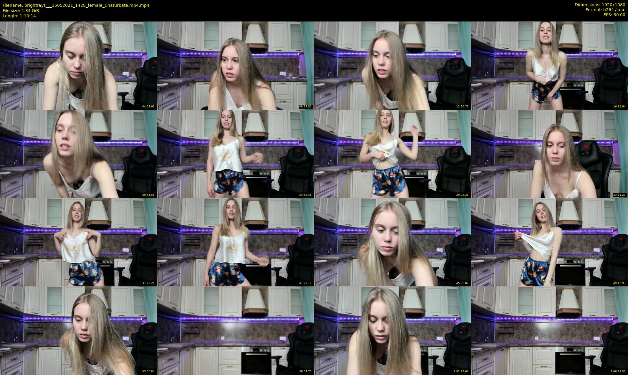 brightrays__ — 71 minute Chaturbate female cam show recording, 1080p, May 15, 2021