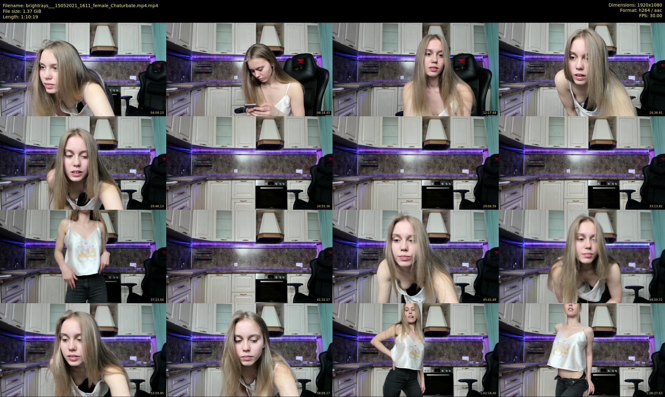 brightrays__ — 71 minute Chaturbate female cam show recording, 1080p, May 15, 2021