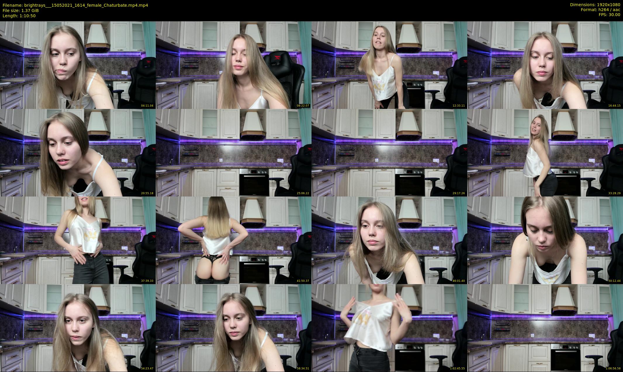 brightrays__ — 71 minute Chaturbate female cam show recording, 1080p, May 15, 2021