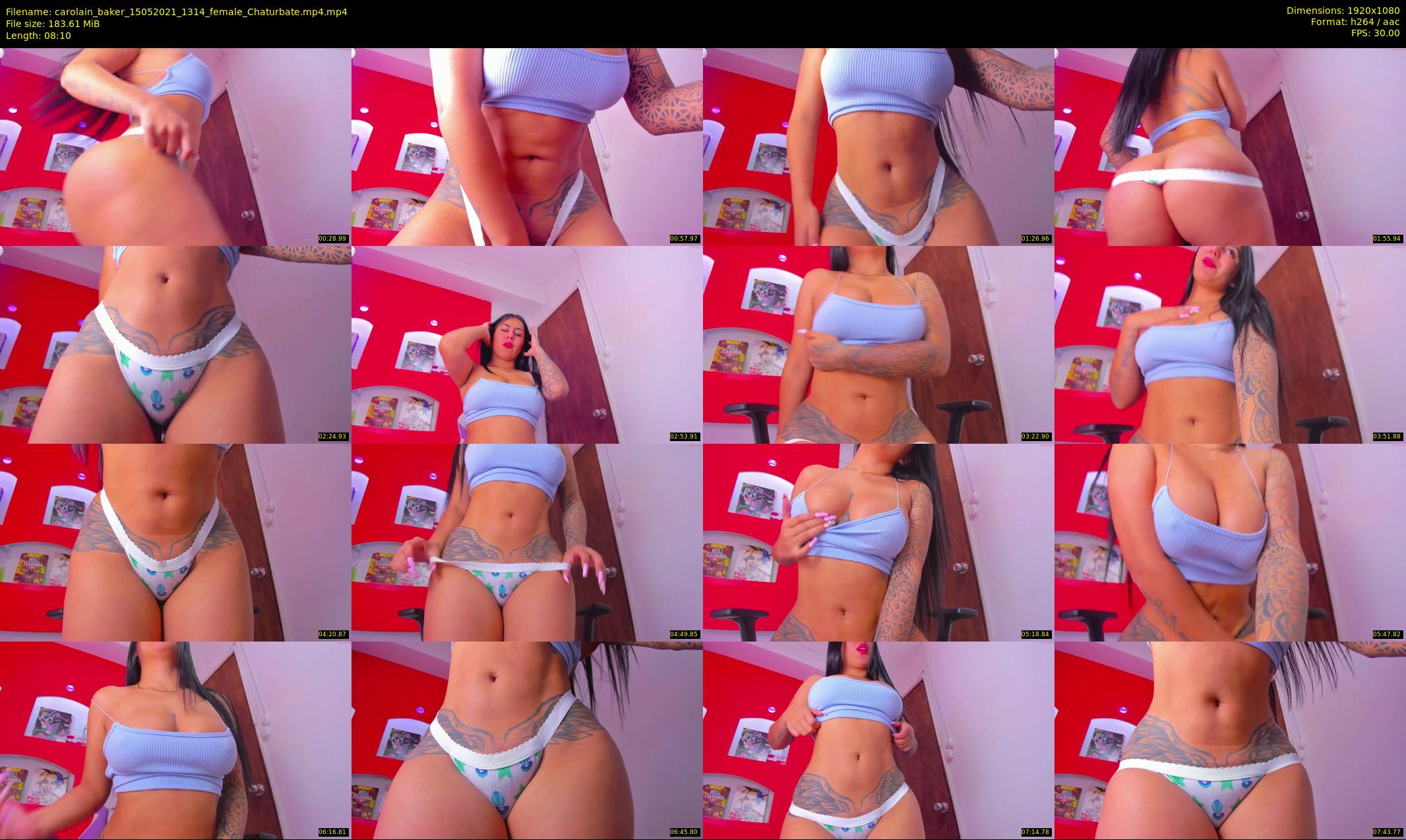 carolain_baker — 9 minute Chaturbate female cam show recording, 1080p, May 15, 2021