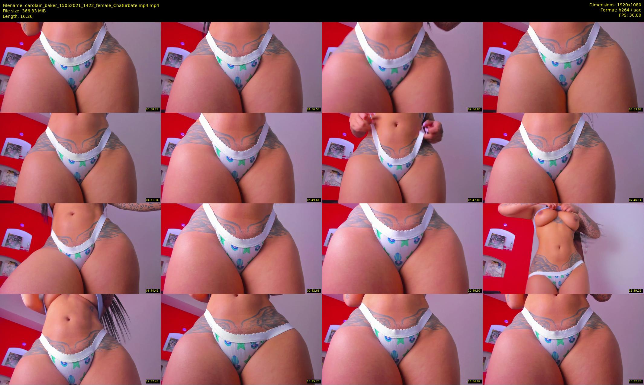 carolain_baker — 17 minute Chaturbate female cam show recording, 1080p, May 15, 2021