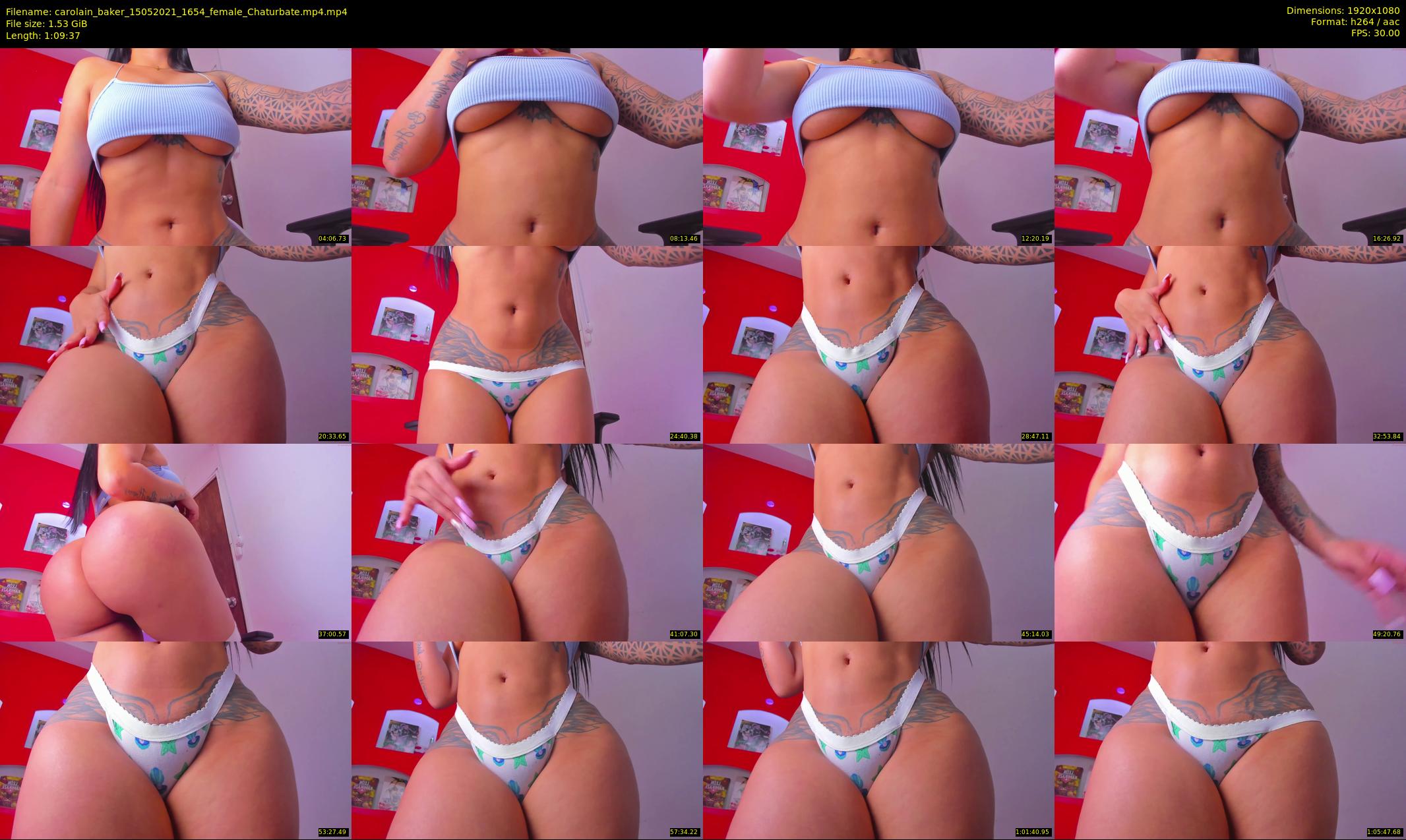 carolain_baker — 70 minute Chaturbate female cam show recording, 1080p, May 15, 2021
