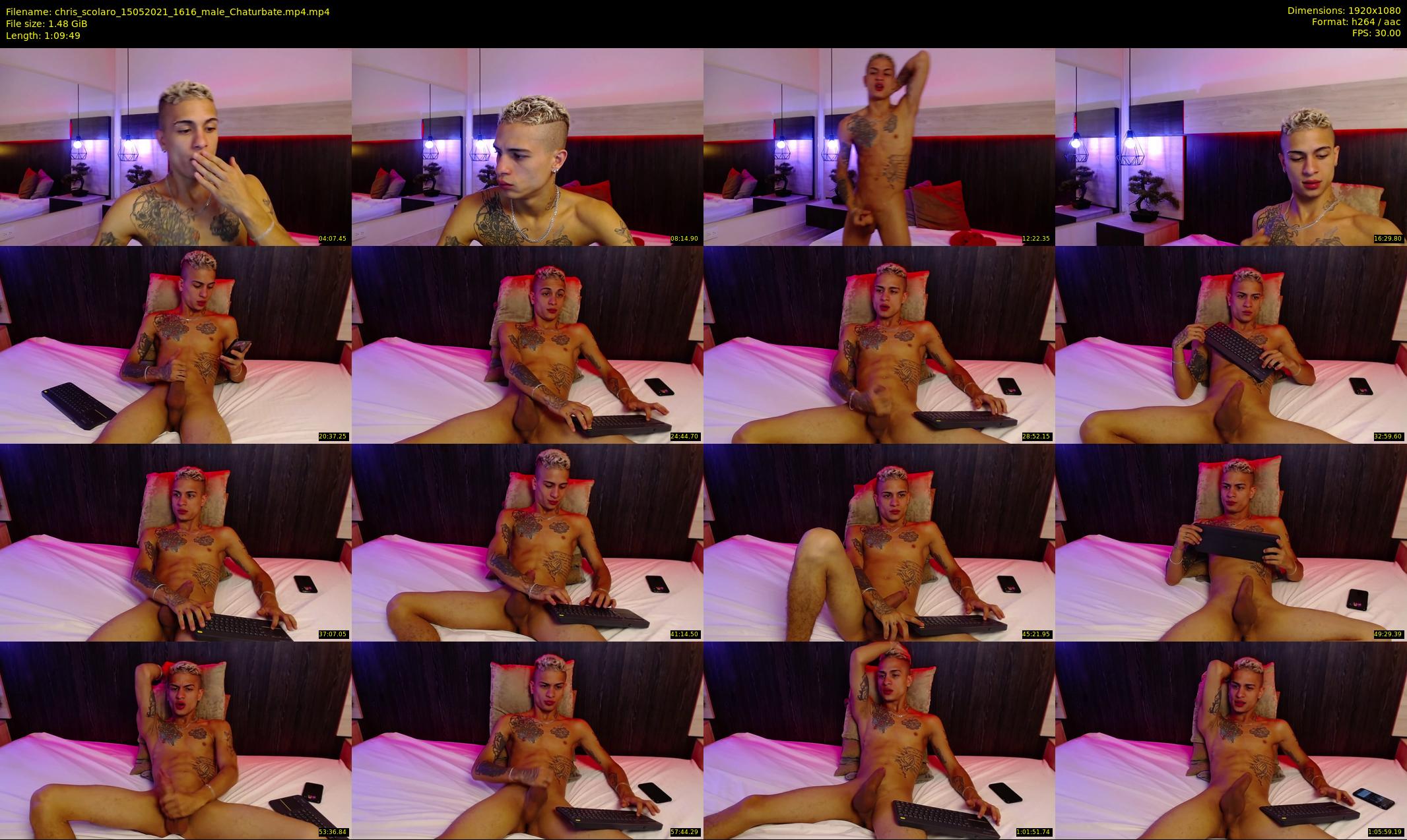 chris_scolaro — 70 minute Chaturbate male cam show recording, 1080p, May 15, 2021