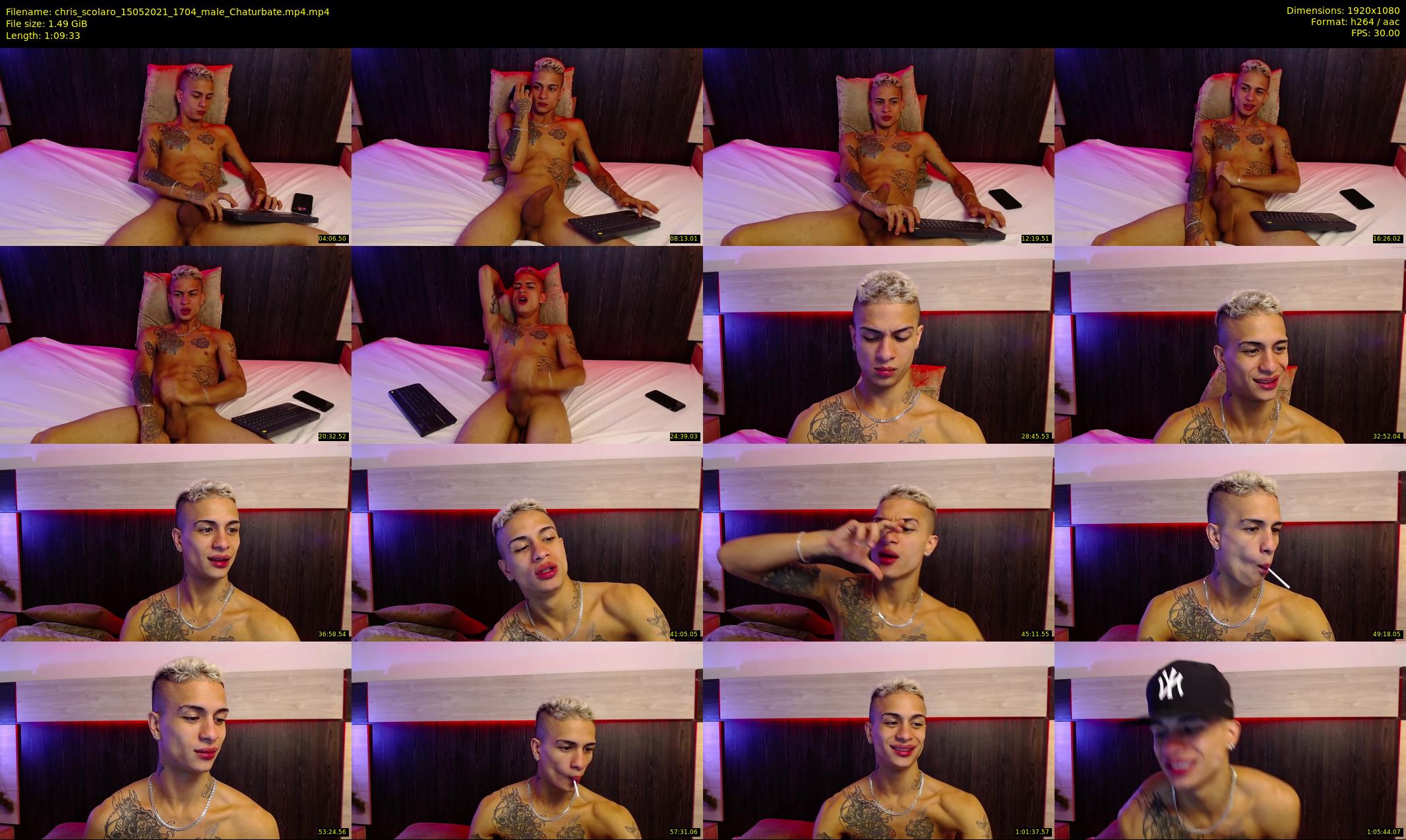 chris_scolaro — 70 minute Chaturbate male cam show recording, 1080p, May 15, 2021