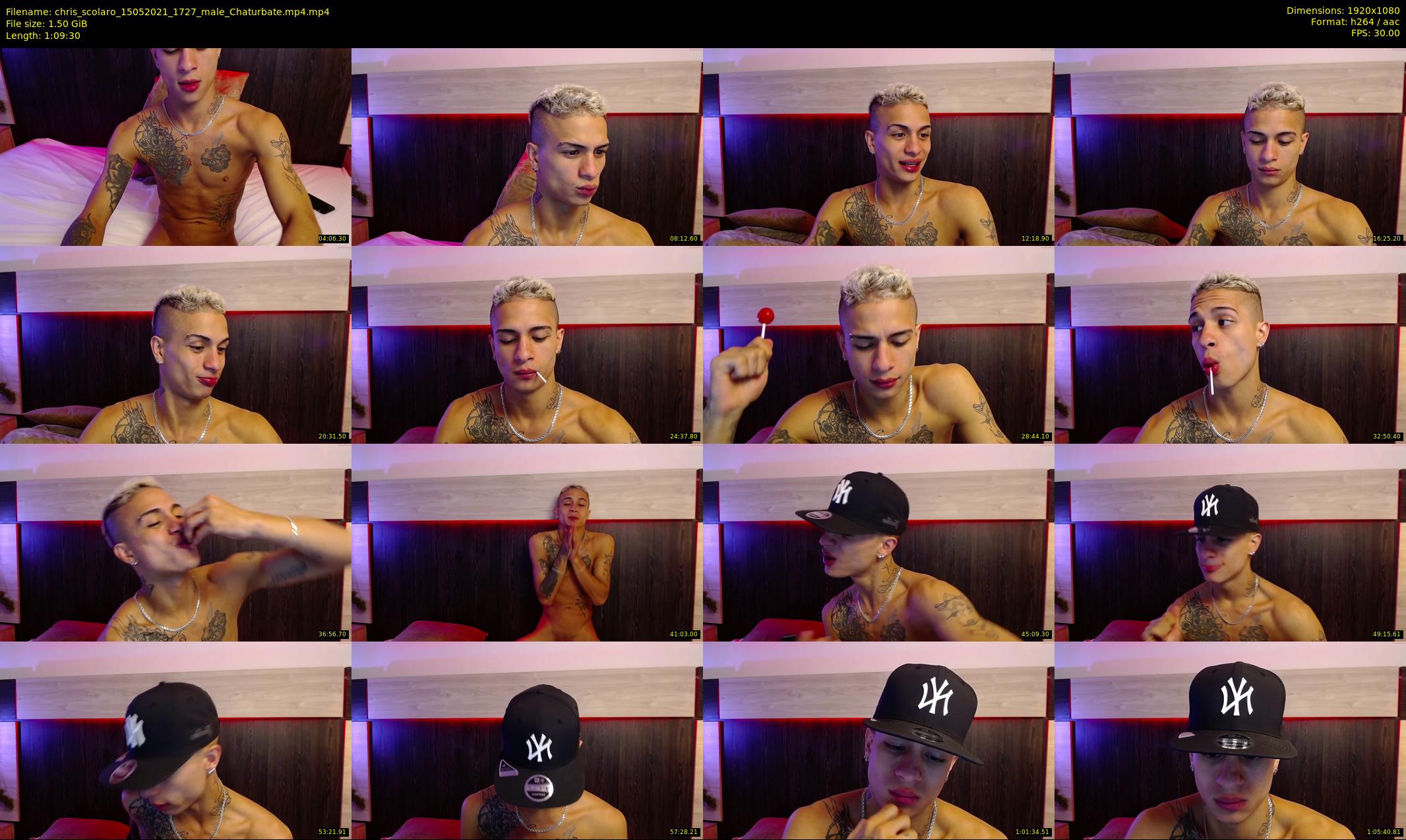 chris_scolaro — 70 minute Chaturbate male cam show recording, 1080p, May 15, 2021