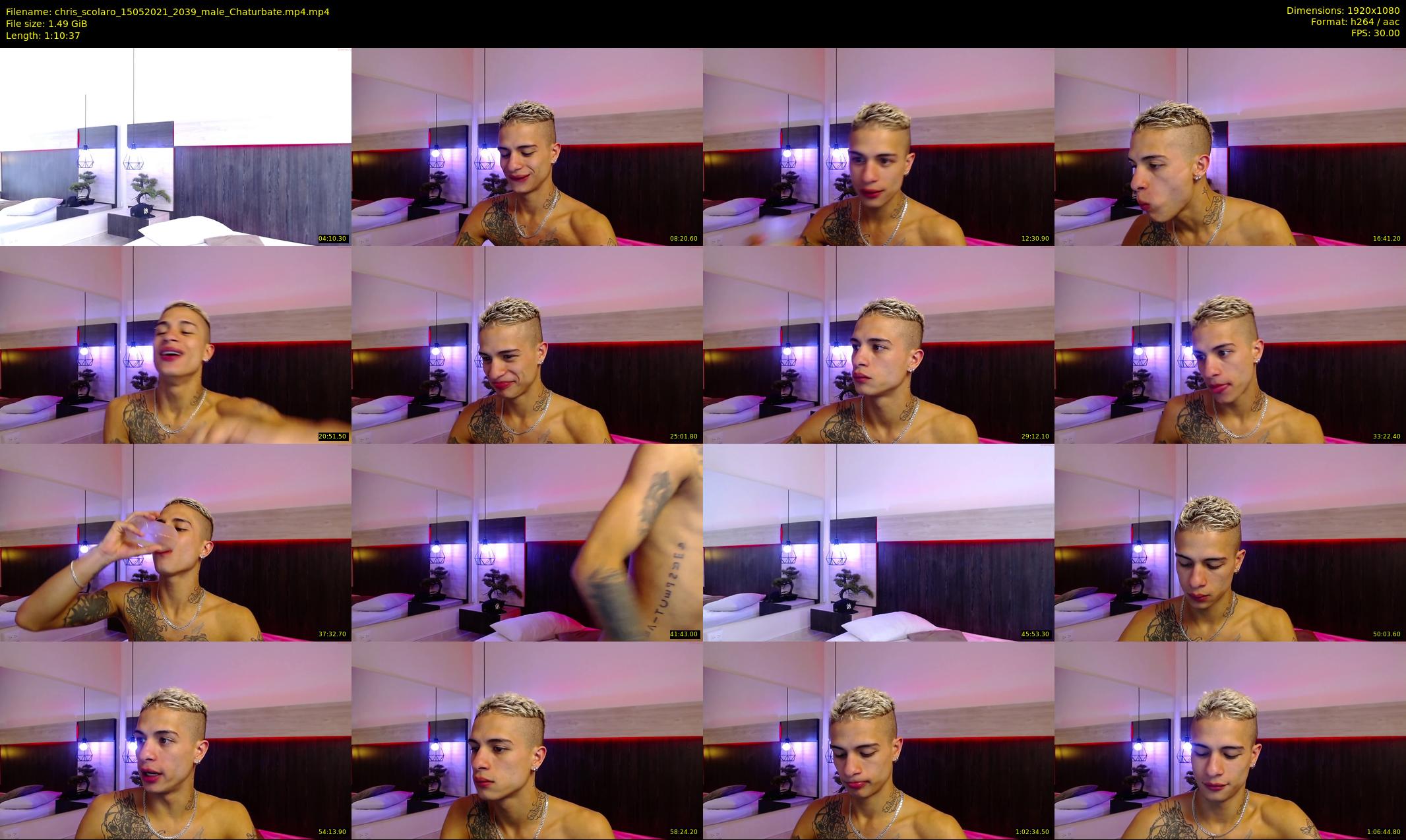 chris_scolaro — 71 minute Chaturbate male cam show recording, 1080p, May 15, 2021