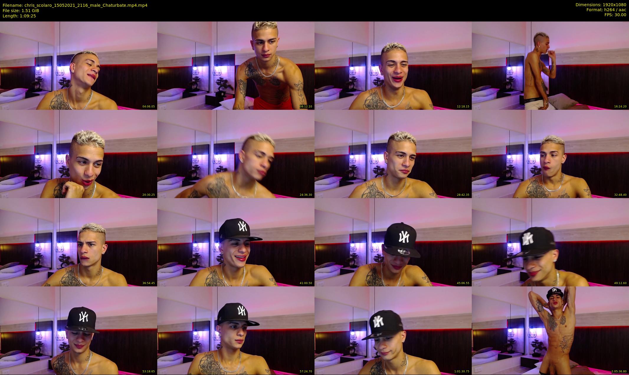 chris_scolaro — 70 minute Chaturbate male cam show recording, 1080p, May 15, 2021