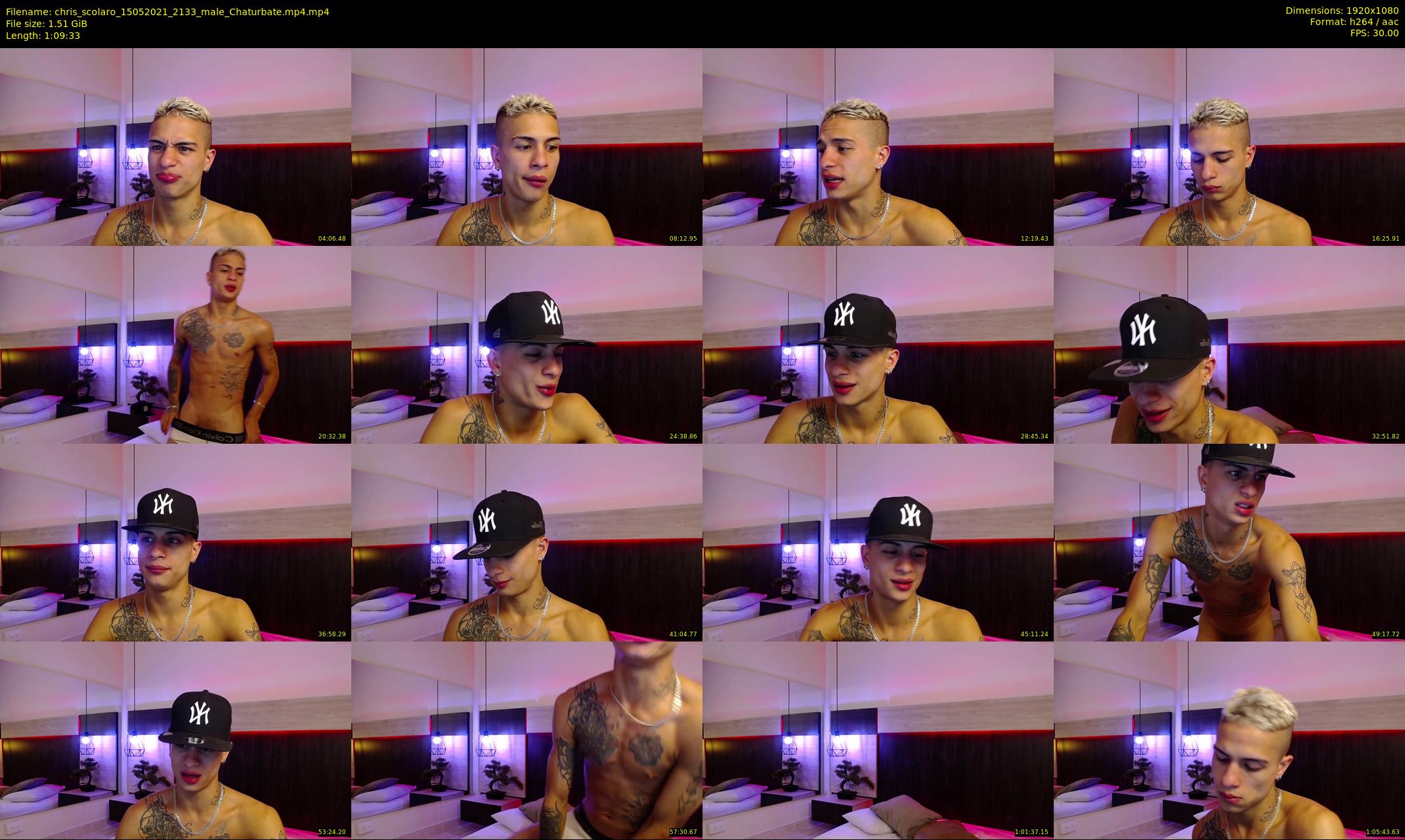 chris_scolaro — 70 minute Chaturbate male cam show recording, 1080p, May 15, 2021