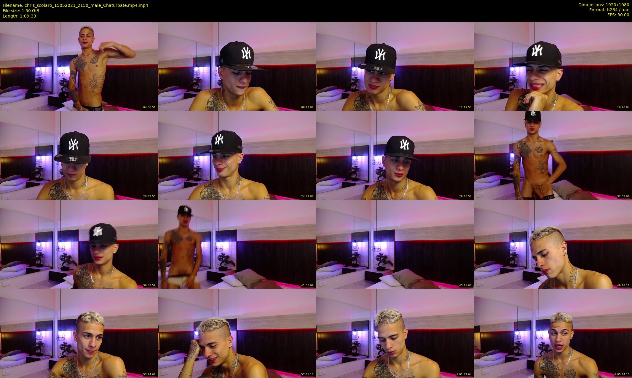 chris_scolaro — 70 minute Chaturbate male cam show recording, 1080p, May 15, 2021