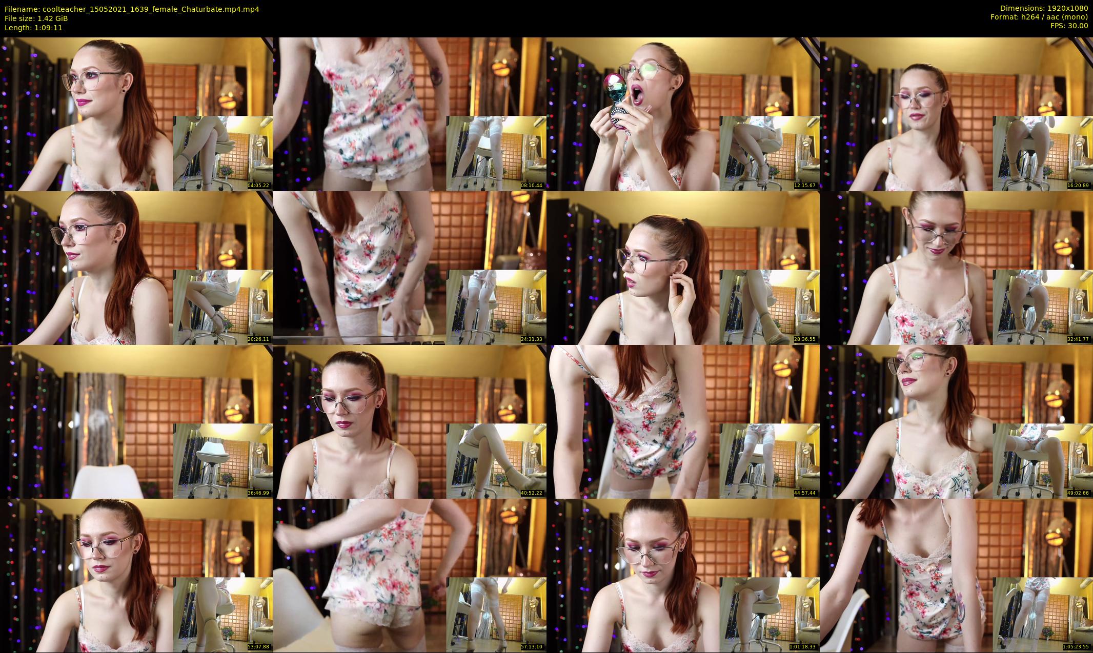 coolteacher — 70 minute Chaturbate female cam show recording, 1080p, May 15, 2021