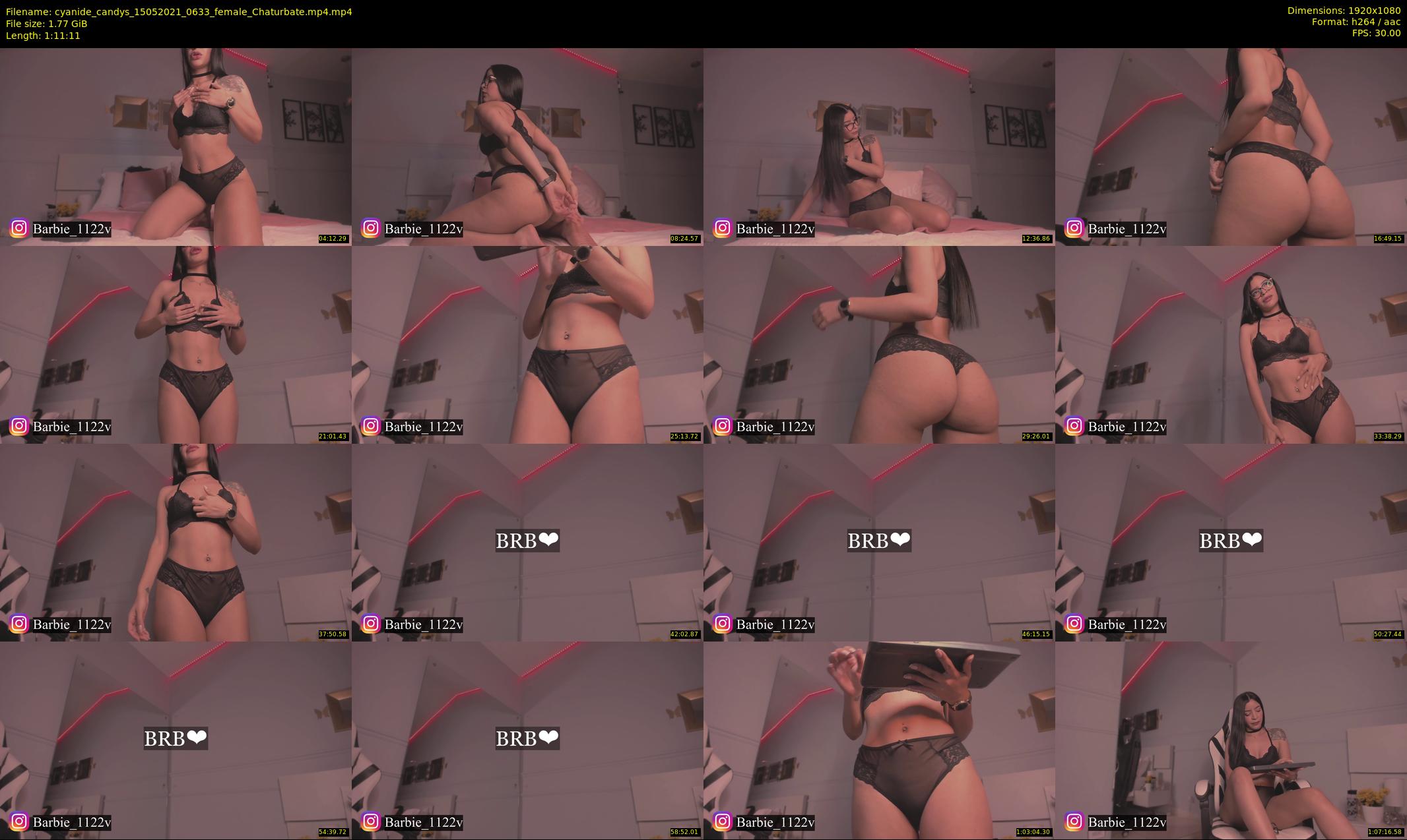 cyanide_candys — 72 minute Chaturbate female cam show recording, 1080p, May 15, 2021