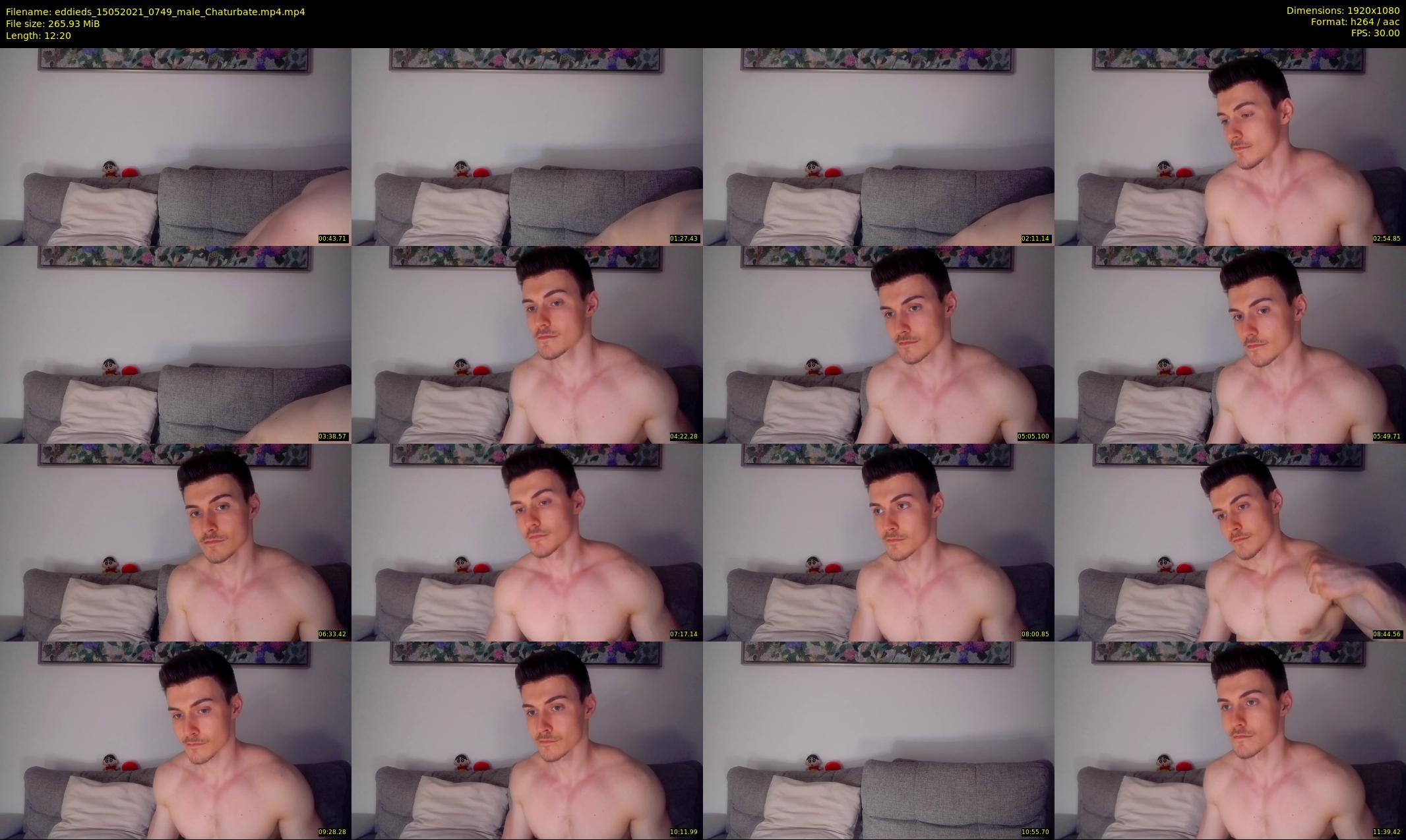 eddieds — 13 minute Chaturbate male cam show recording, 1080p, May 15, 2021