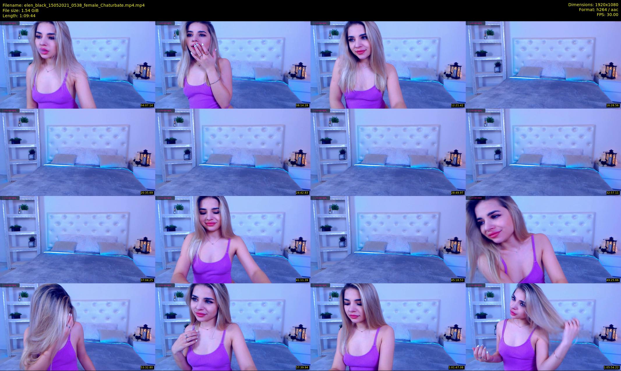 elen_black — 70 minute Chaturbate female cam show recording, 1080p, May 15, 2021
