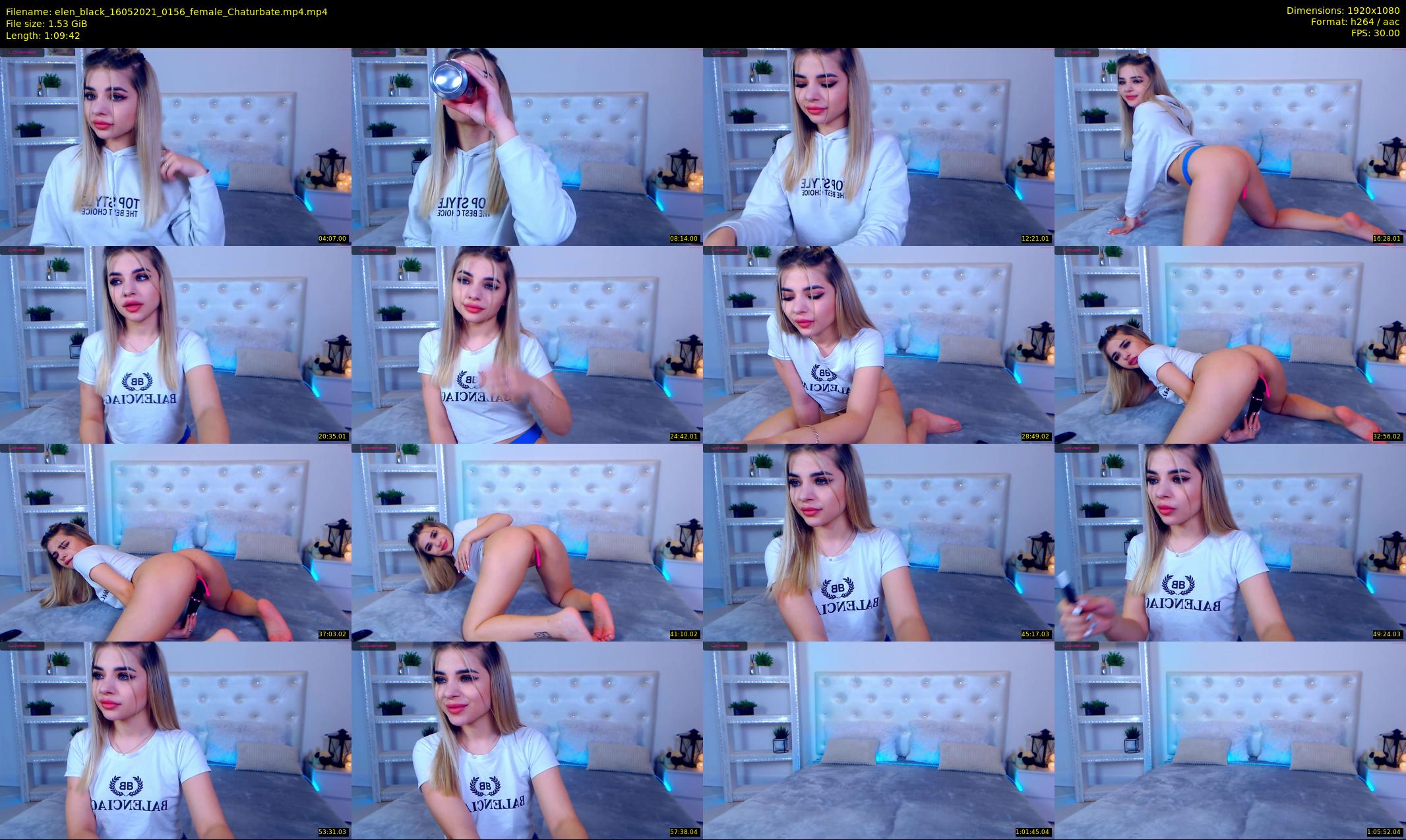 elen_black — 70 minute Chaturbate female cam show recording, 1080p, May 16, 2021