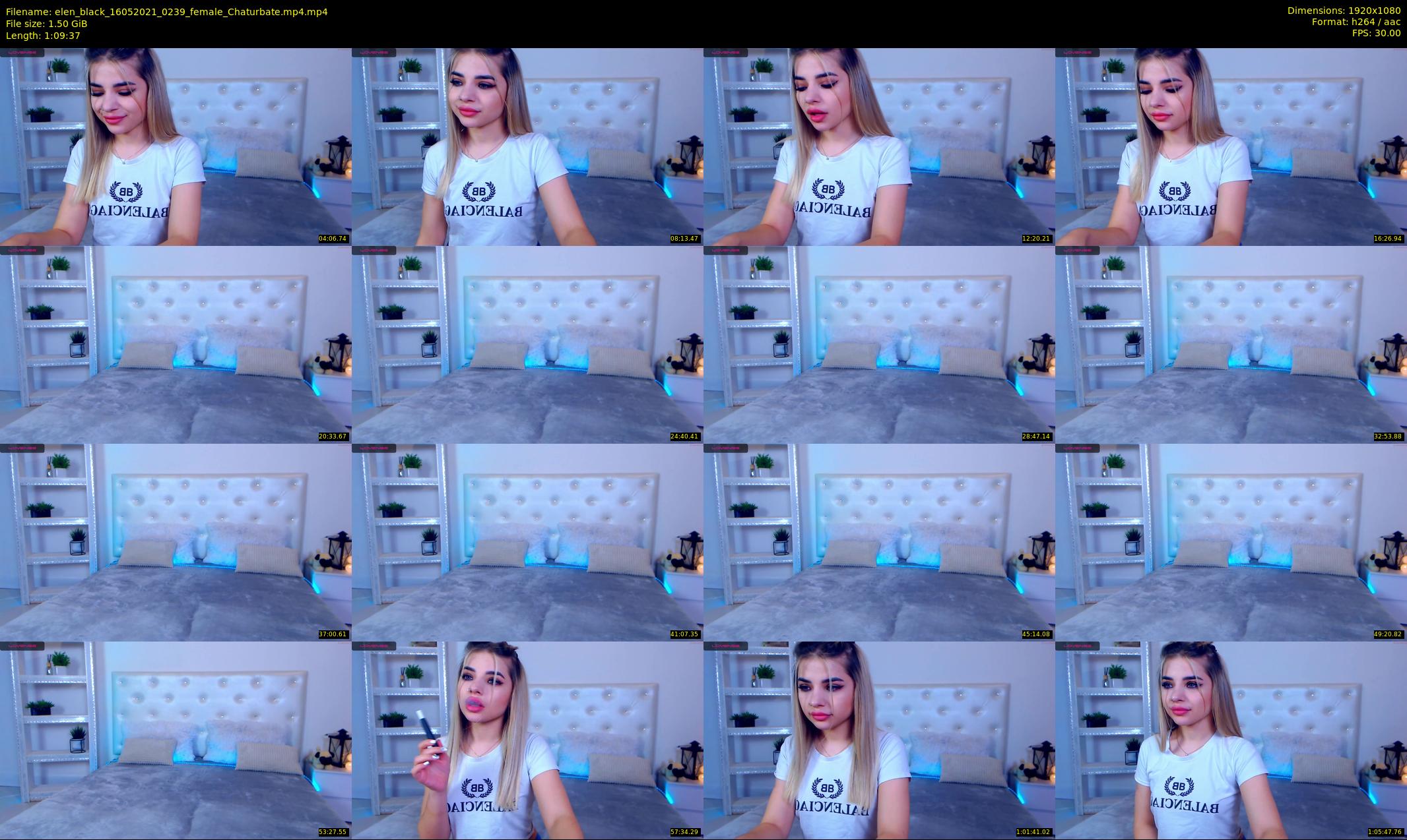elen_black — 70 minute Chaturbate female cam show recording, 1080p, May 16, 2021