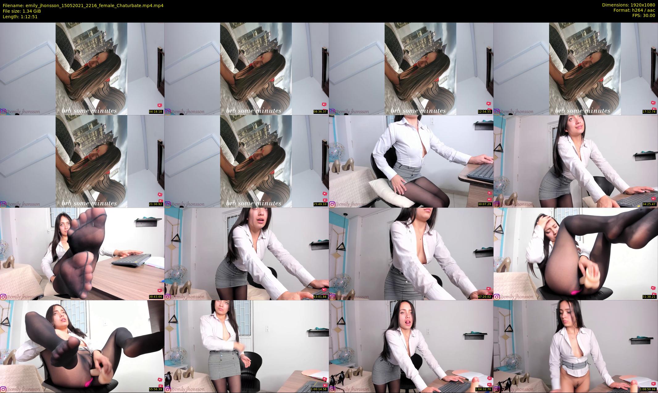 emily_jhonsson — 73 minute Chaturbate female cam show recording, 1080p, May 15, 2021