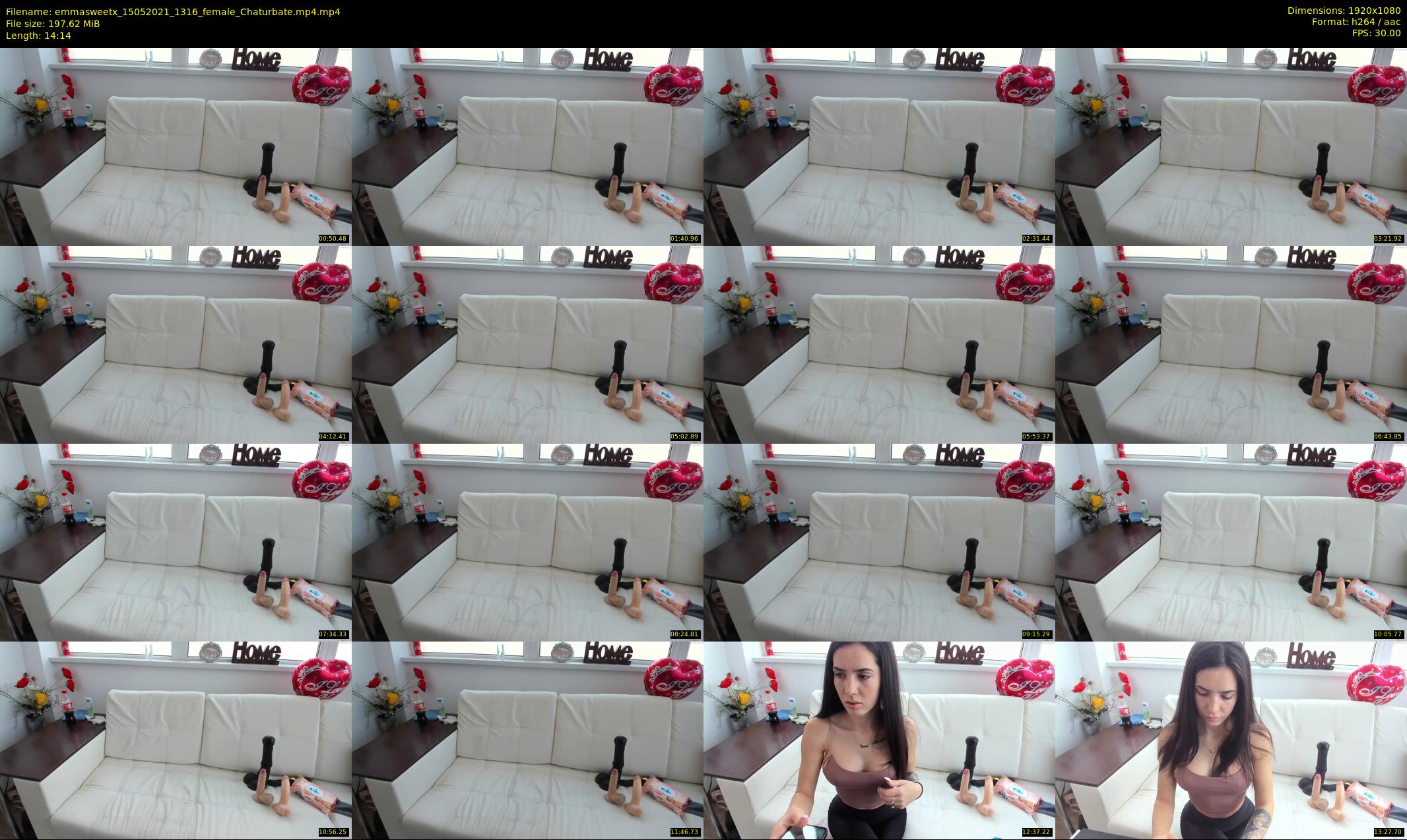 emmasweetx — 15 minute Chaturbate couple cam show recording, 1080p, May 15, 2021