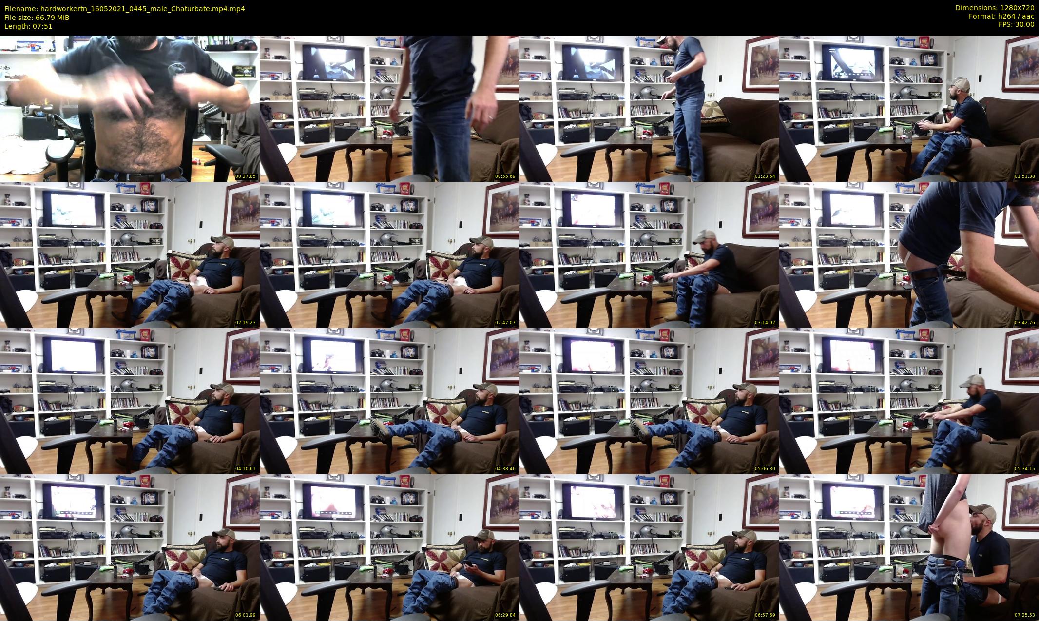 hardworkertn — 8 minute Chaturbate male cam show recording, 720p, May 16, 2021