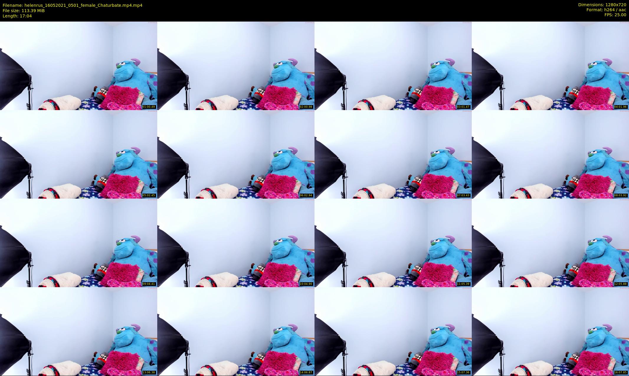 helenrus — 18 minute Chaturbate female cam show recording, 720p, May 16, 2021