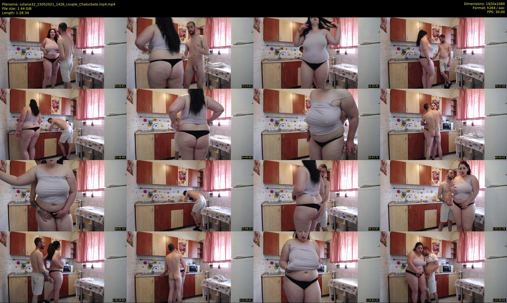 iuliana32 — 87 minute Chaturbate couple cam show recording, 1080p, May 15, 2021