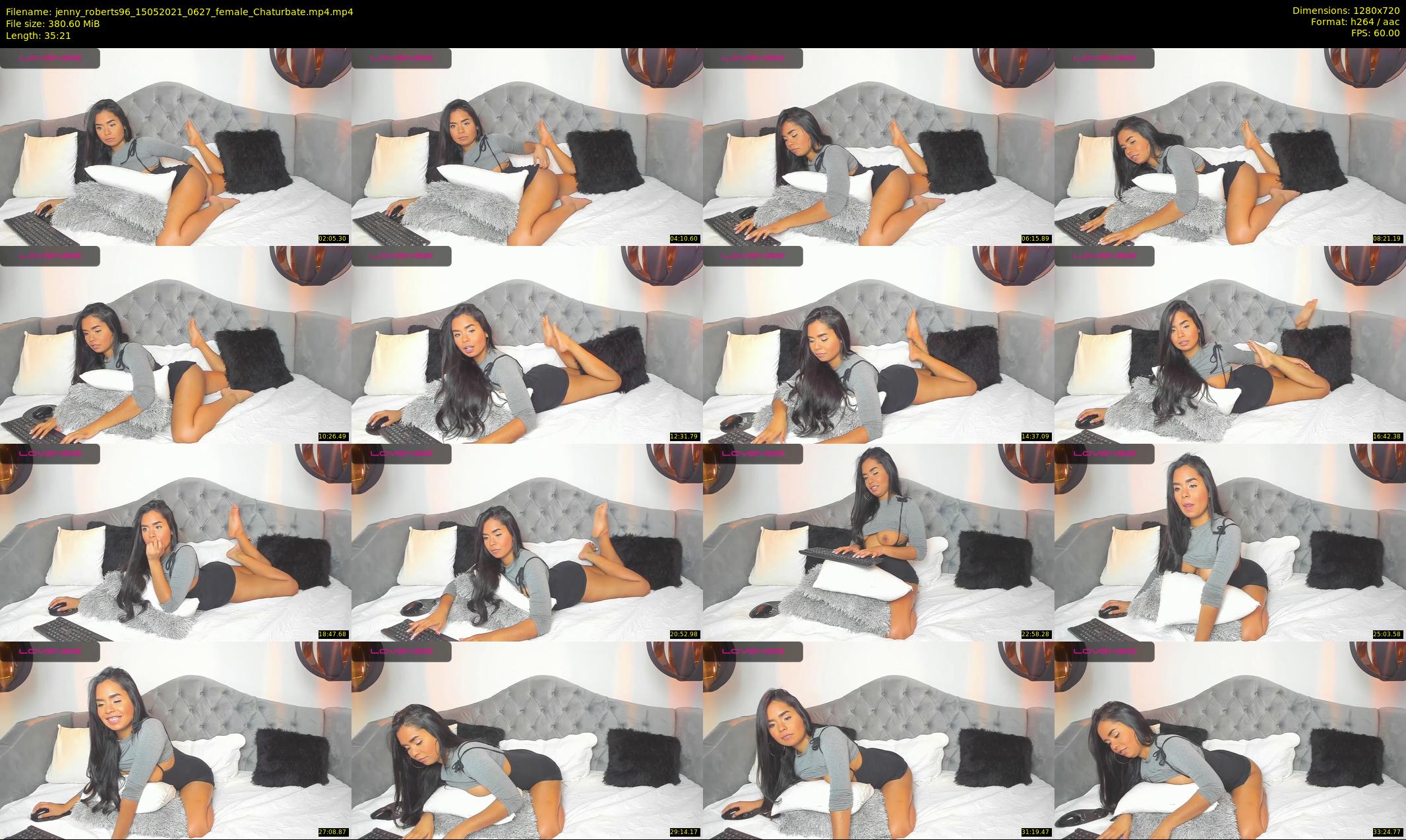 jenny_roberts96 — 36 minute Chaturbate female cam show recording, 720p, May 15, 2021