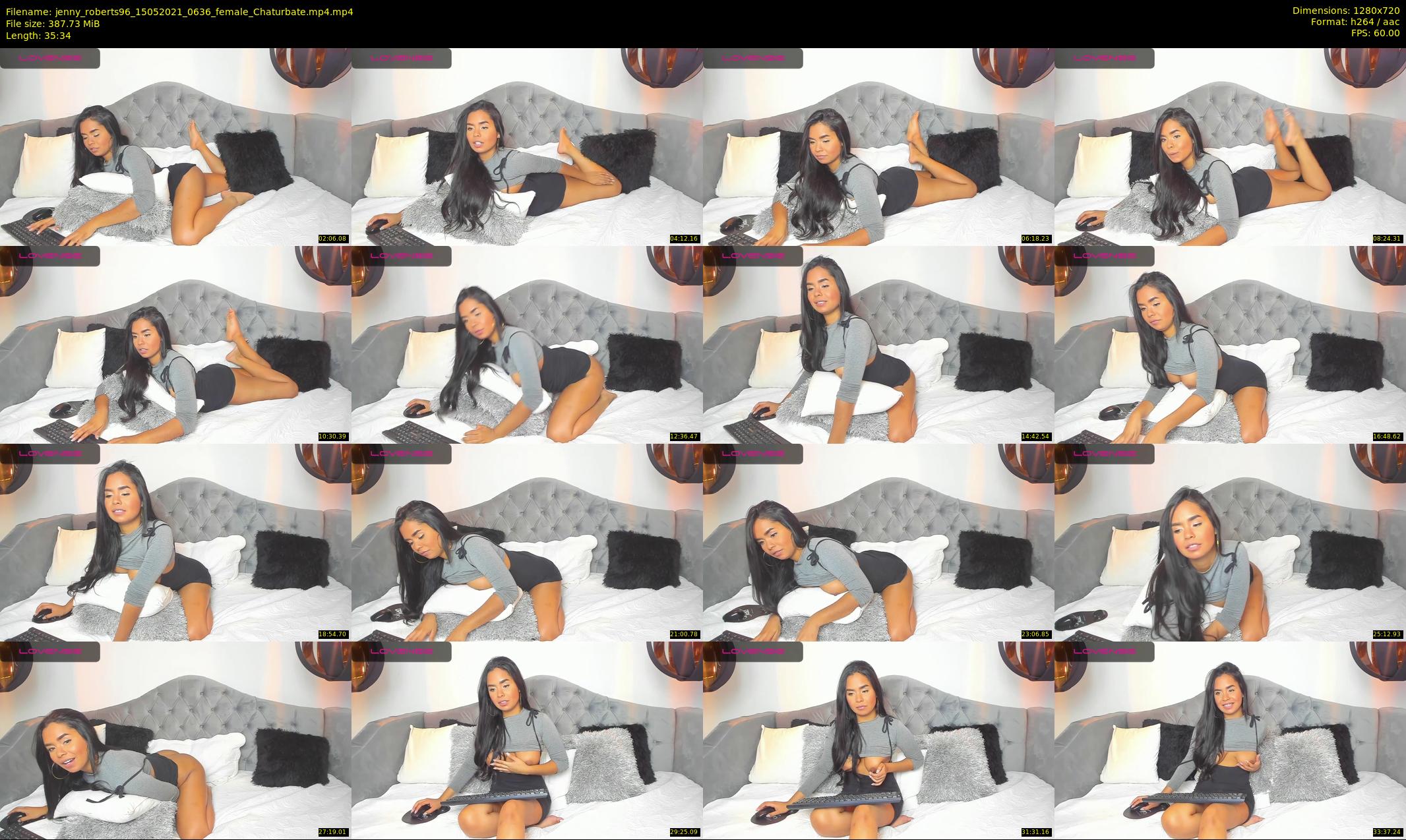 jenny_roberts96 — 36 minute Chaturbate female cam show recording, 720p, May 15, 2021