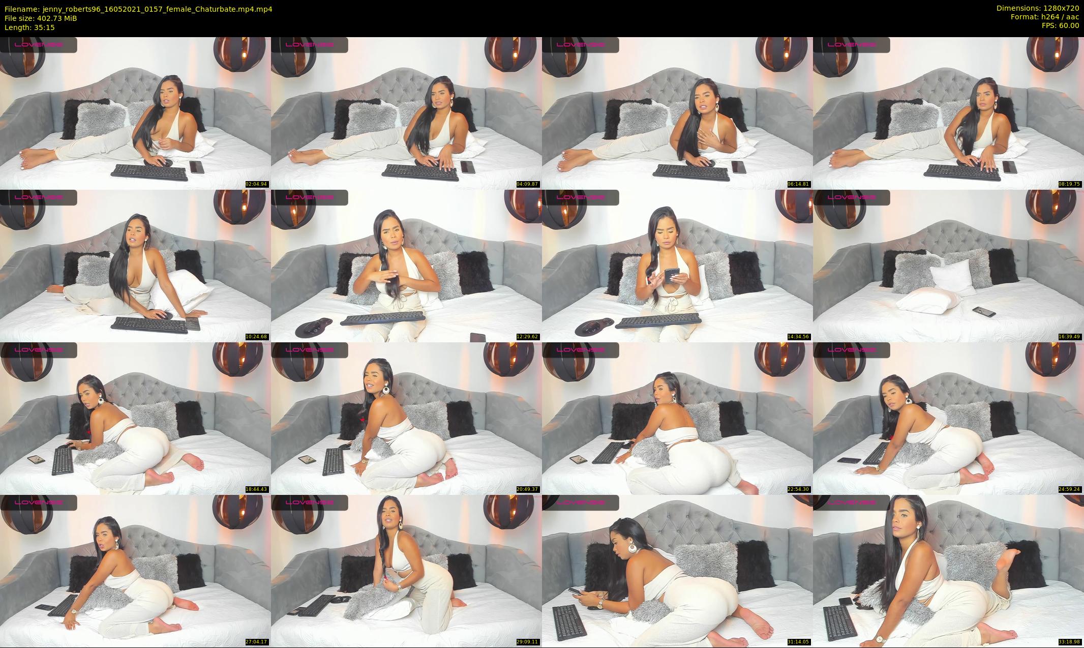 jenny_roberts96 — 36 minute Chaturbate female cam show recording, 720p, May 16, 2021