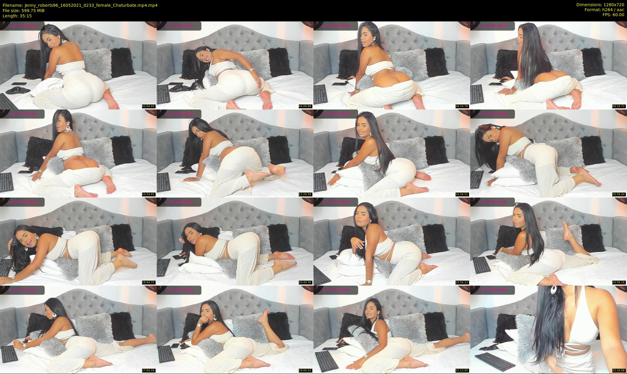 jenny_roberts96 — 36 minute Chaturbate female cam show recording, 720p, May 16, 2021