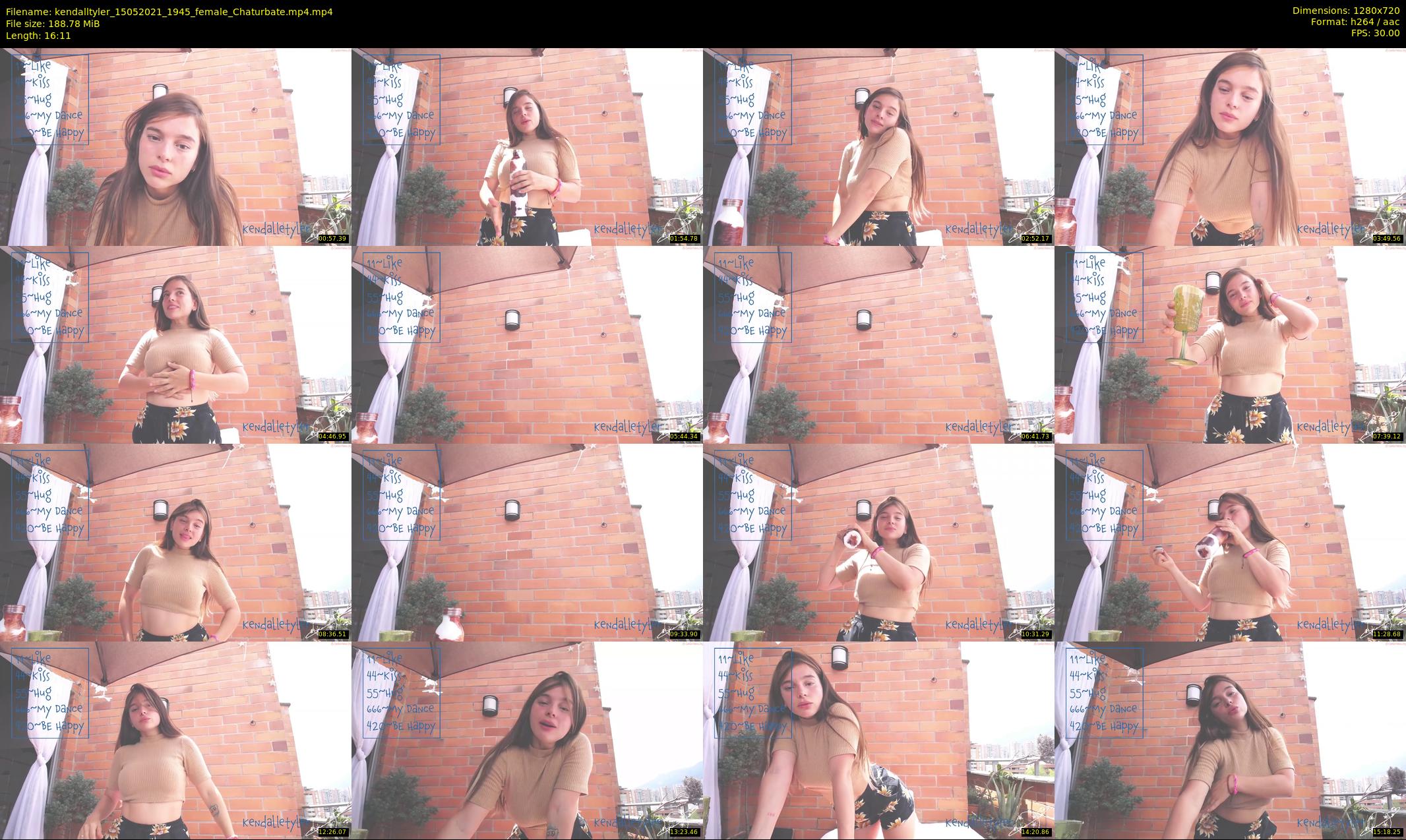 kendalltyler — 17 minute Chaturbate female cam show recording, 720p, May 15, 2021